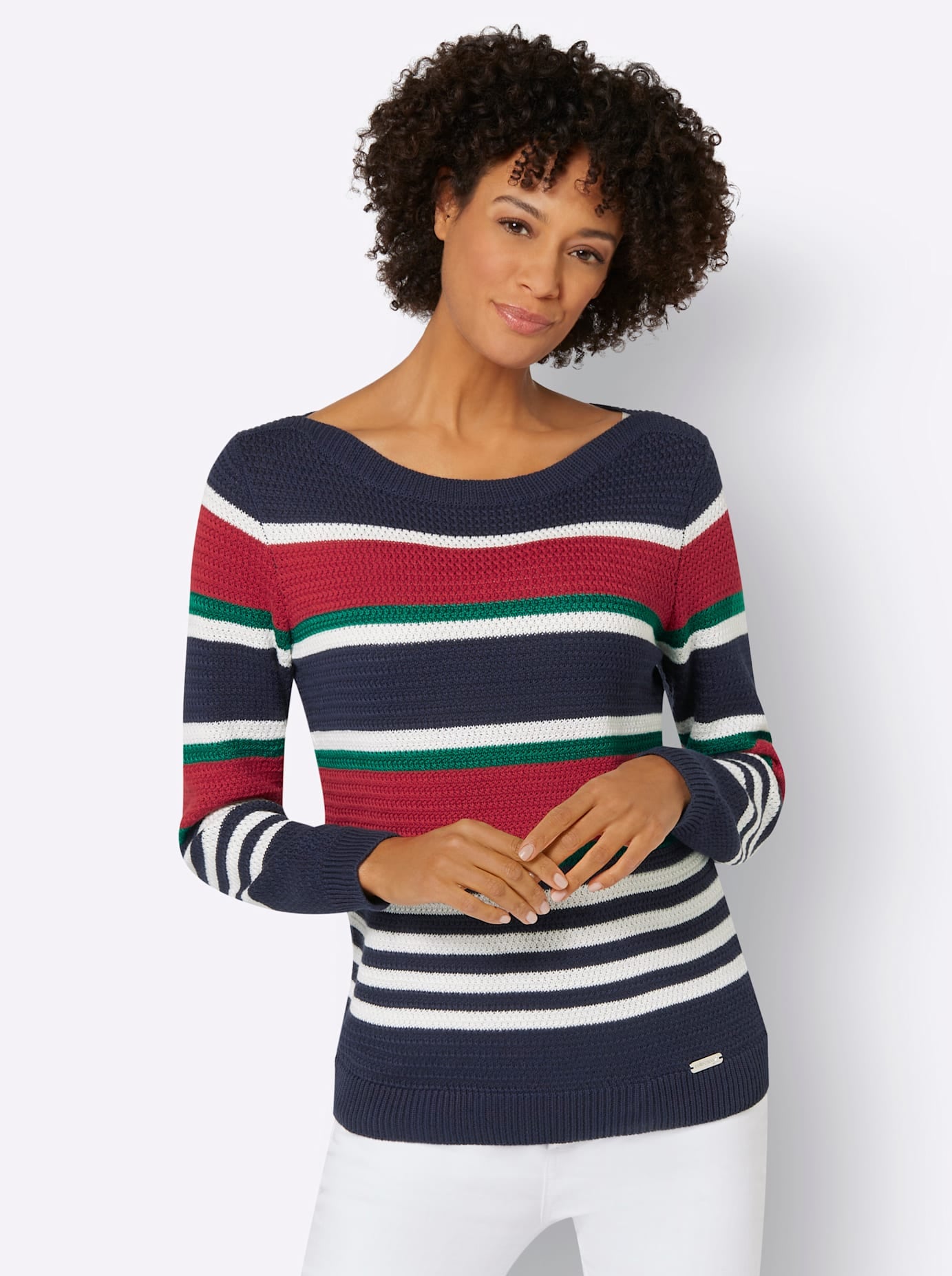 Casual Looks Streifenpullover »Pullover«
