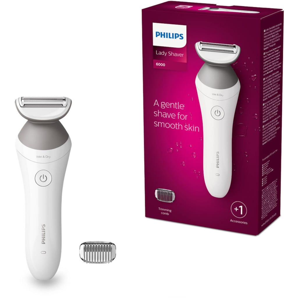 Philips Elektrokörperrasierer »SatinShave Prestige BRL126/00«, 1 St. Aufsätze