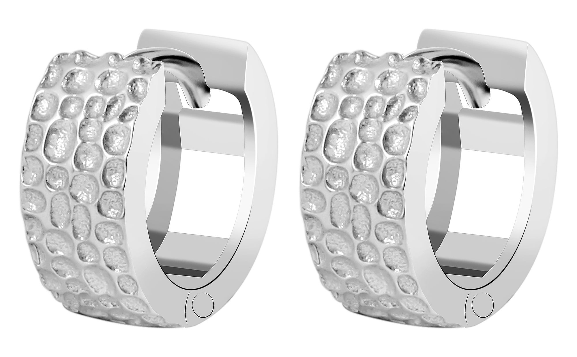 Adelia´s Paar Creolen »Damen Ohrringe ¿ Klappcreole aus 925 Silber«