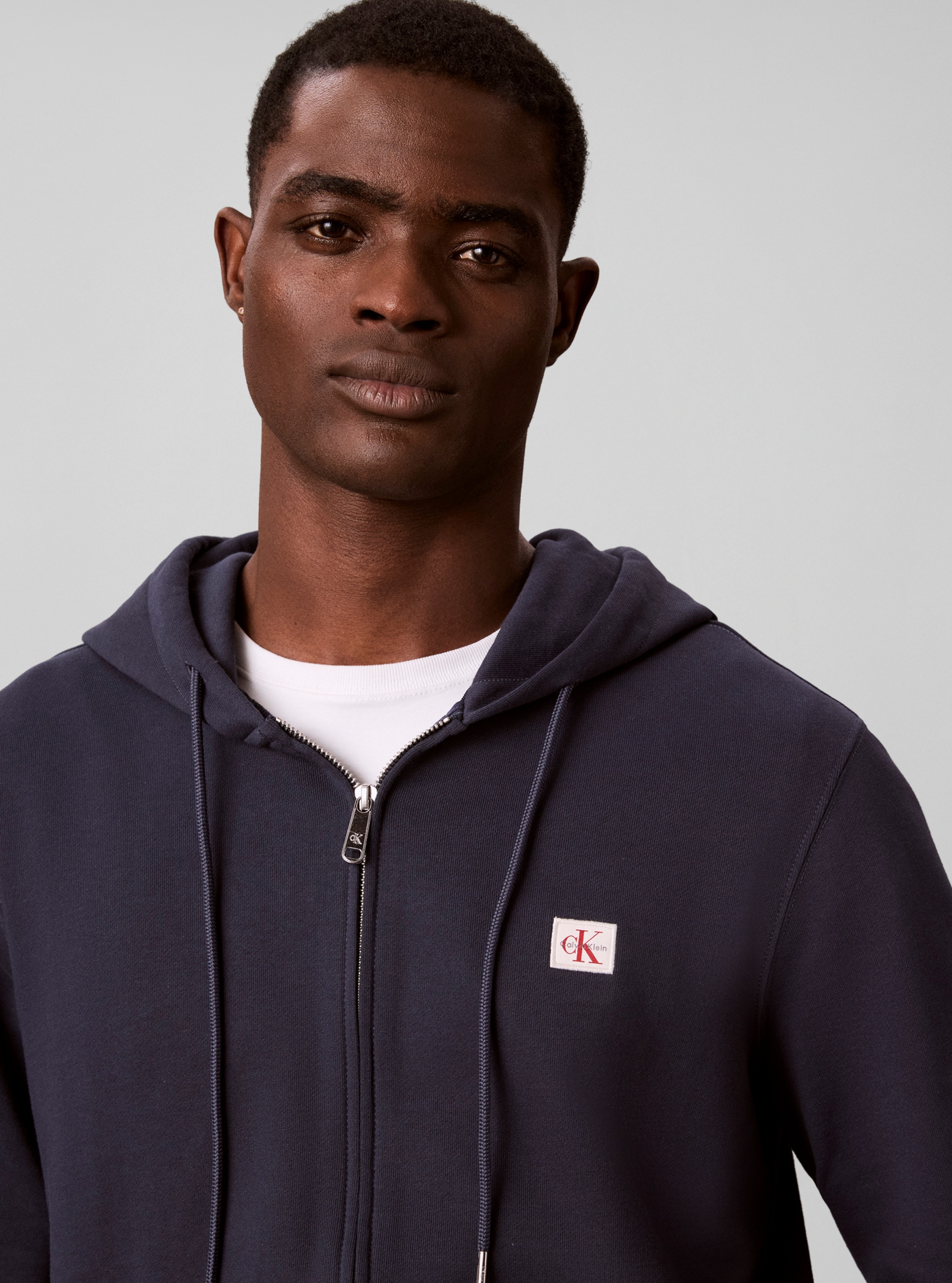 Calvin Klein Jeans Kapuzensweatshirt »WOVEN HOODIE«, Regular fit mit Kapuze
