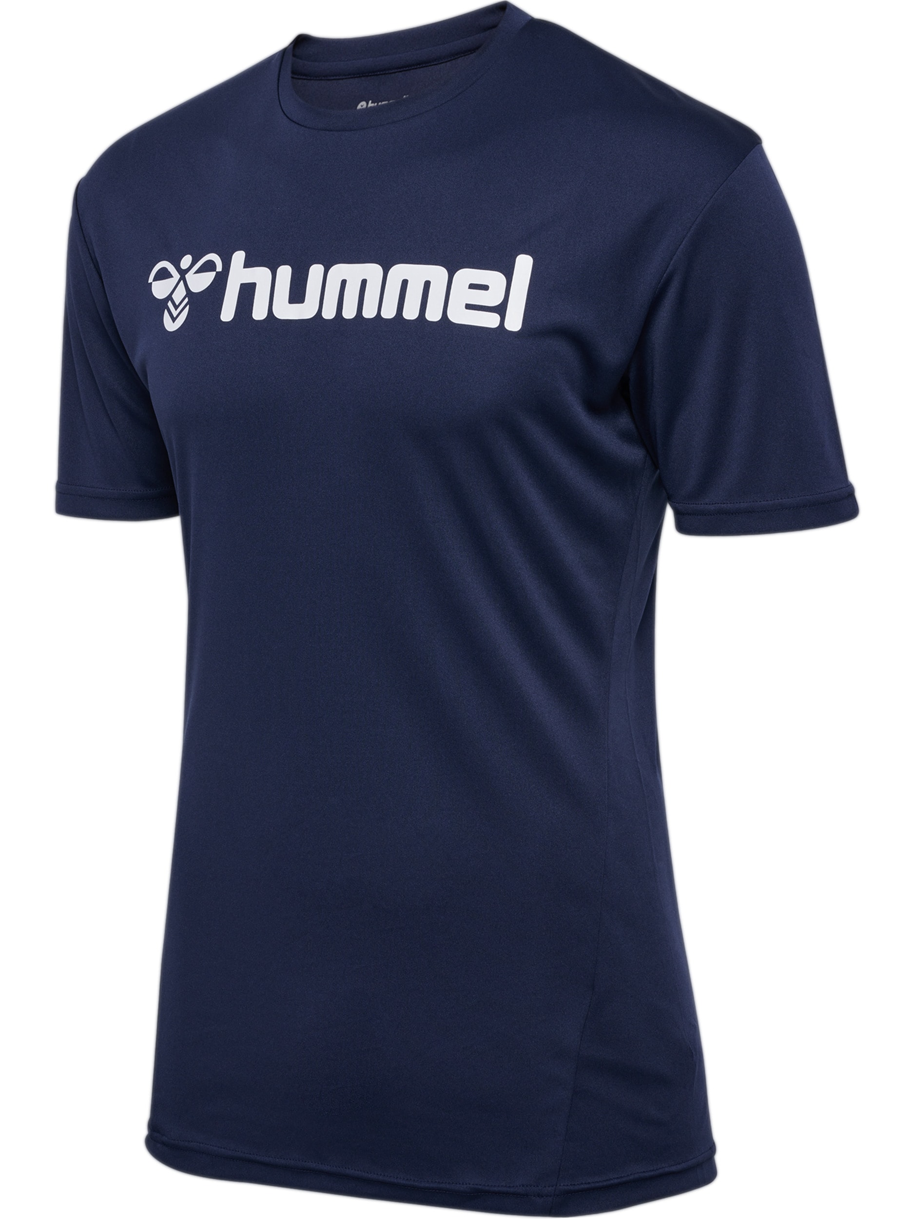 hummel Trainingsshirt »HMLLOGO JERSEY S/S« normale Passform, kurze Ärmel, atmungsaktives Material
