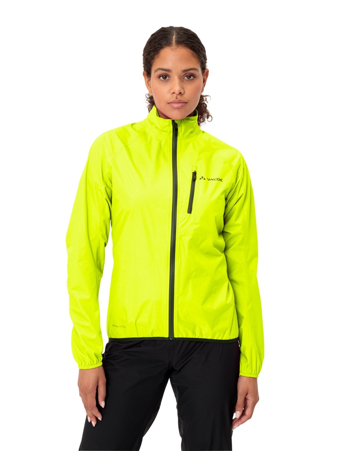 VAUDE Regenjacke »WOMEN'S DROP JACKET III«, ohne Kapuze, mit Brusttasche