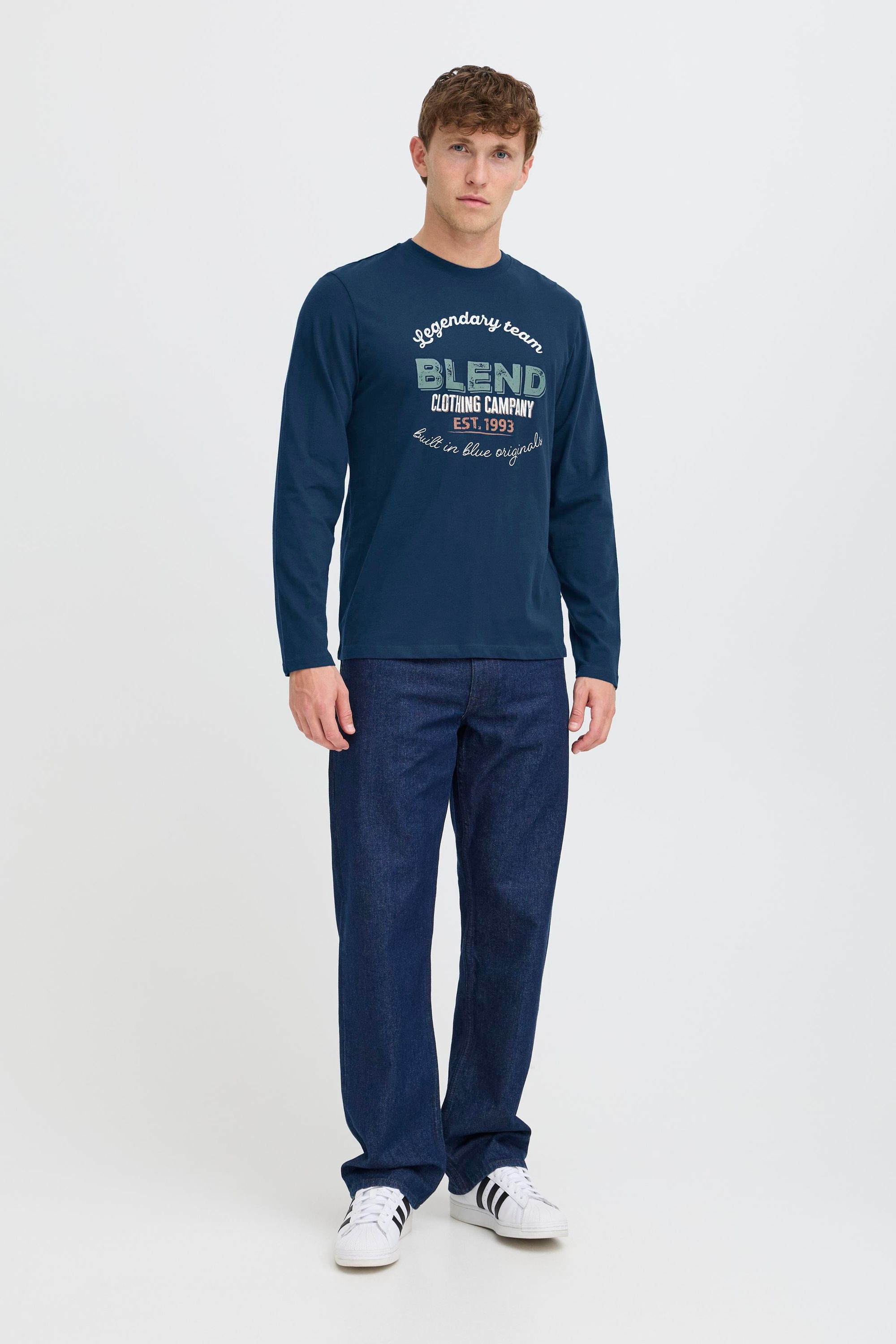 Blend Langarmshirt »Langarmshirt BHBenap 2 PACK«