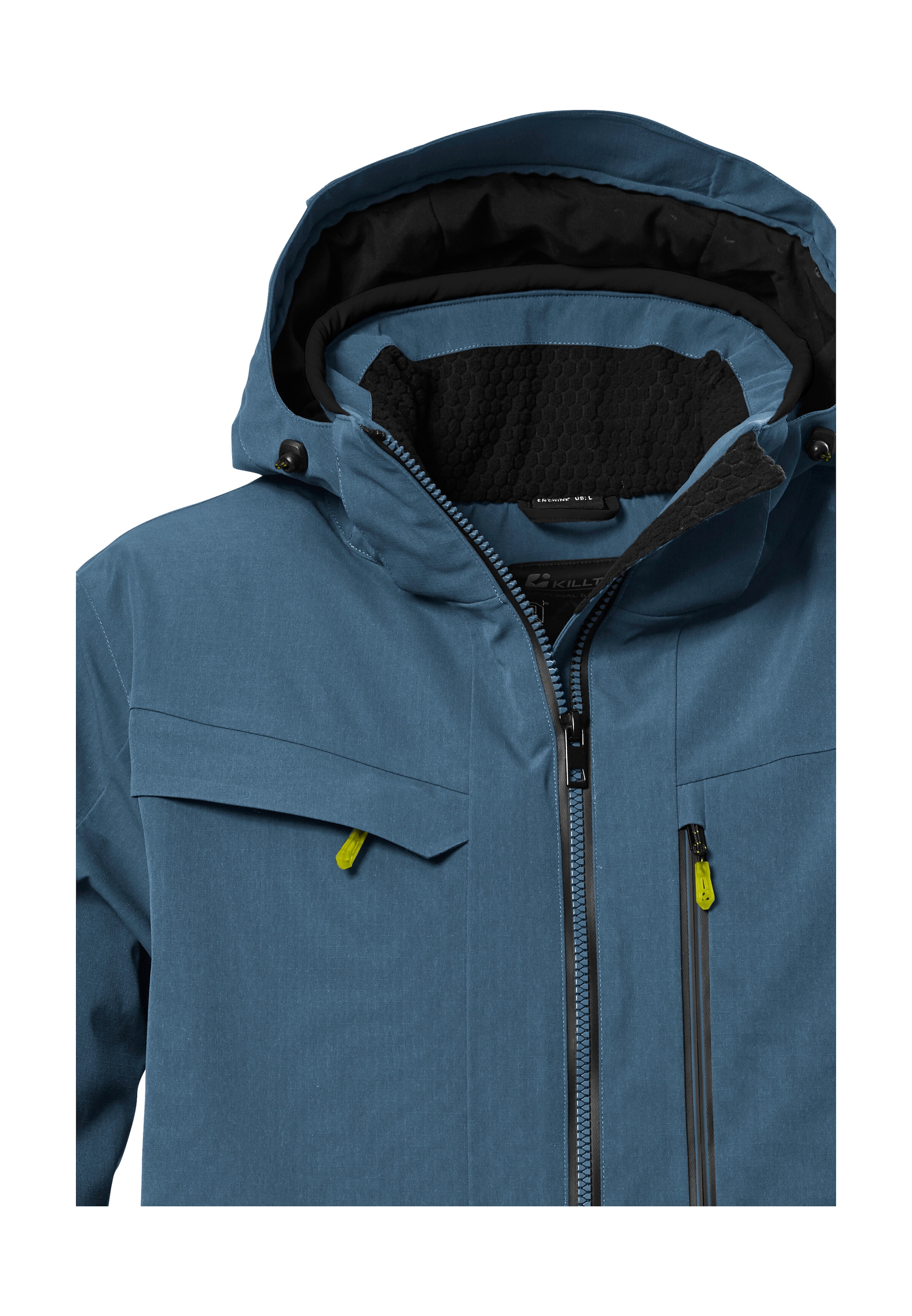 Killtec Skijacke »KSW 43 MN SKI JCKT«, Wasserdichte, atmungsaktive Herrenjacke mit abnehmbarer Kapuze