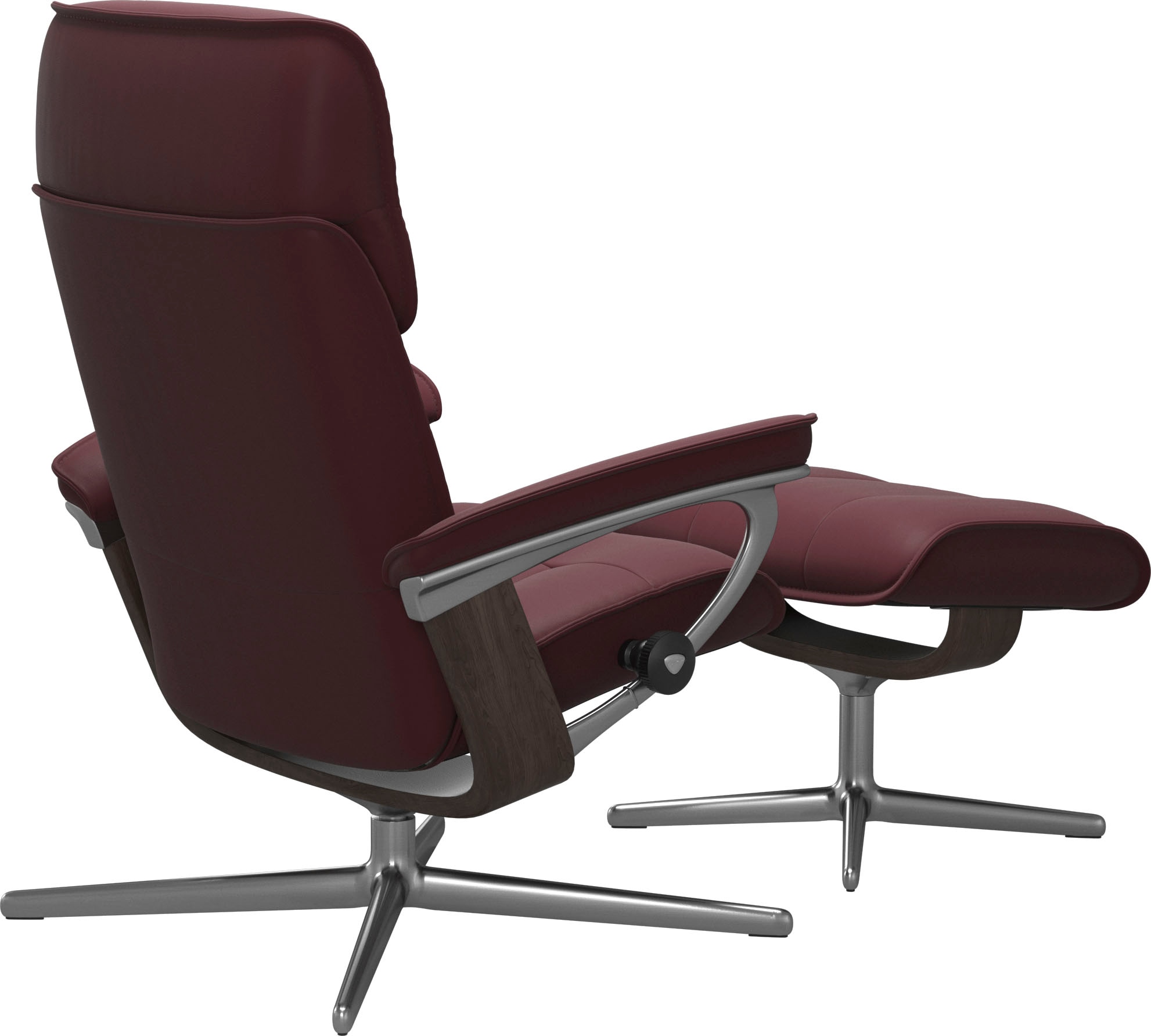 Stressless® Fußhocker »Admiral«, mit Cross Base, Größe M & L, Holzakzent Wenge