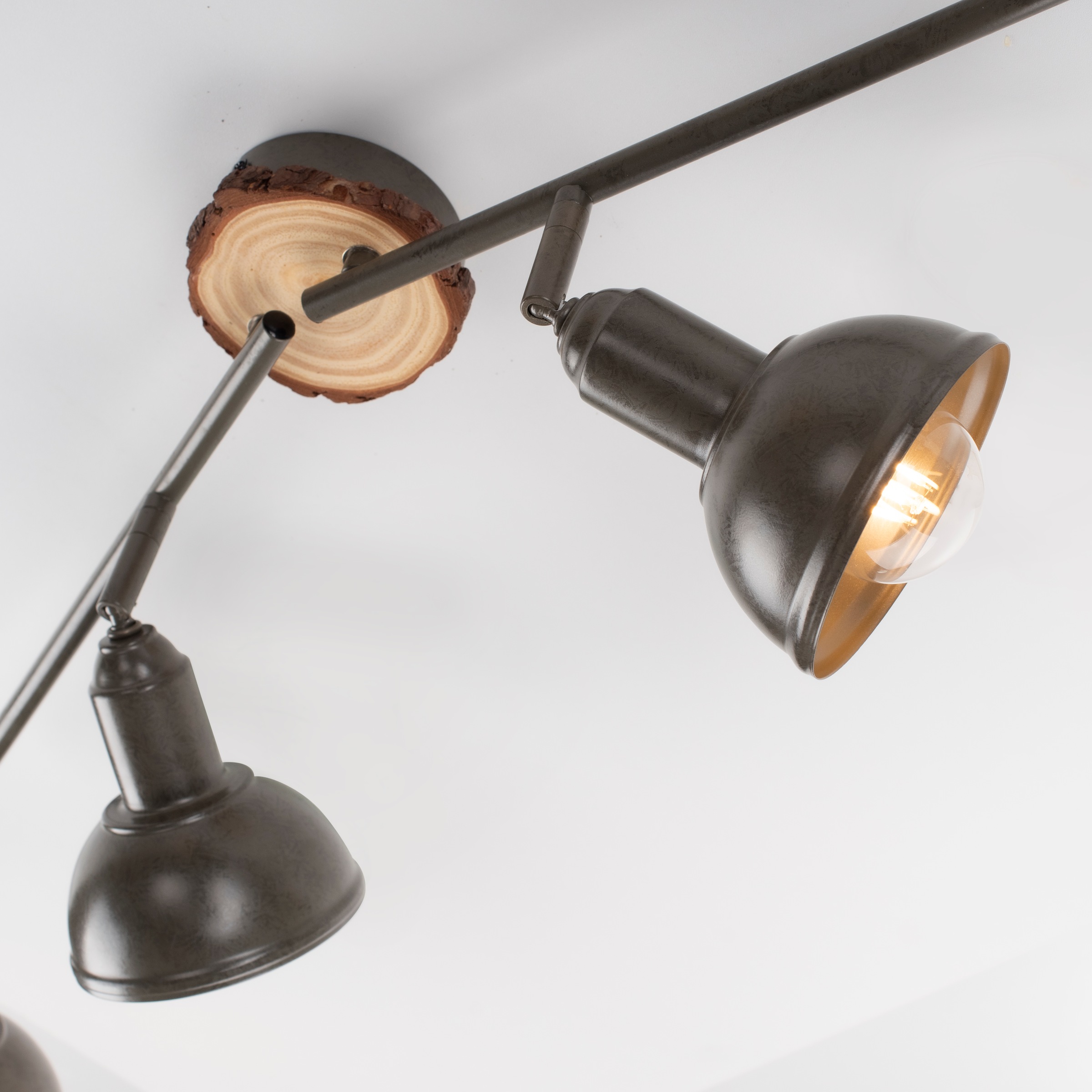 JUST LIGHT Deckenleuchte »SWAMP«, 4 flammig, Leuchtmittel E27 | ohne Leuchtmittel, ExklusiveE27