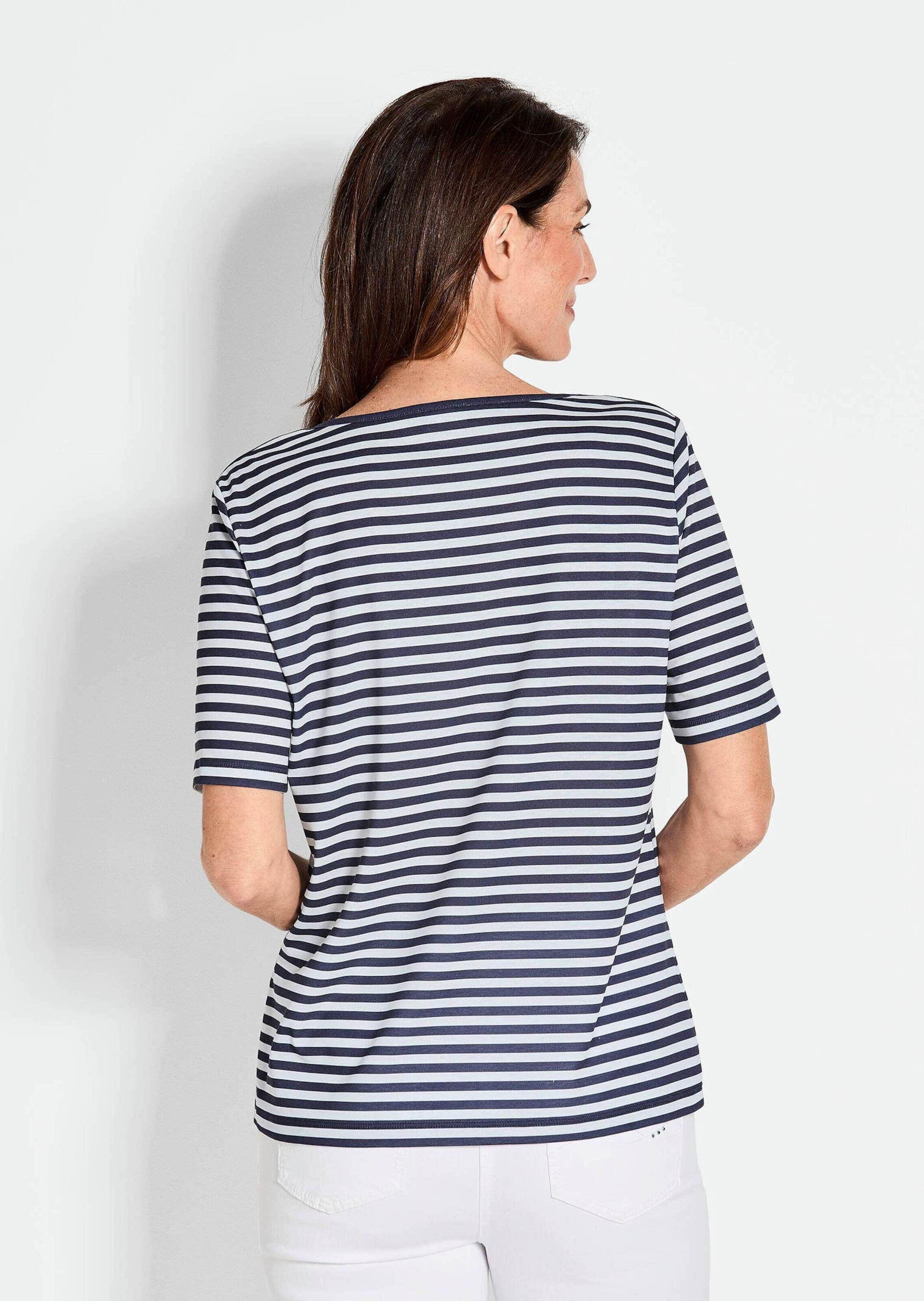 GOLDNER Kurzarmshirt »Stilvolles Streifenshirt für Damen«