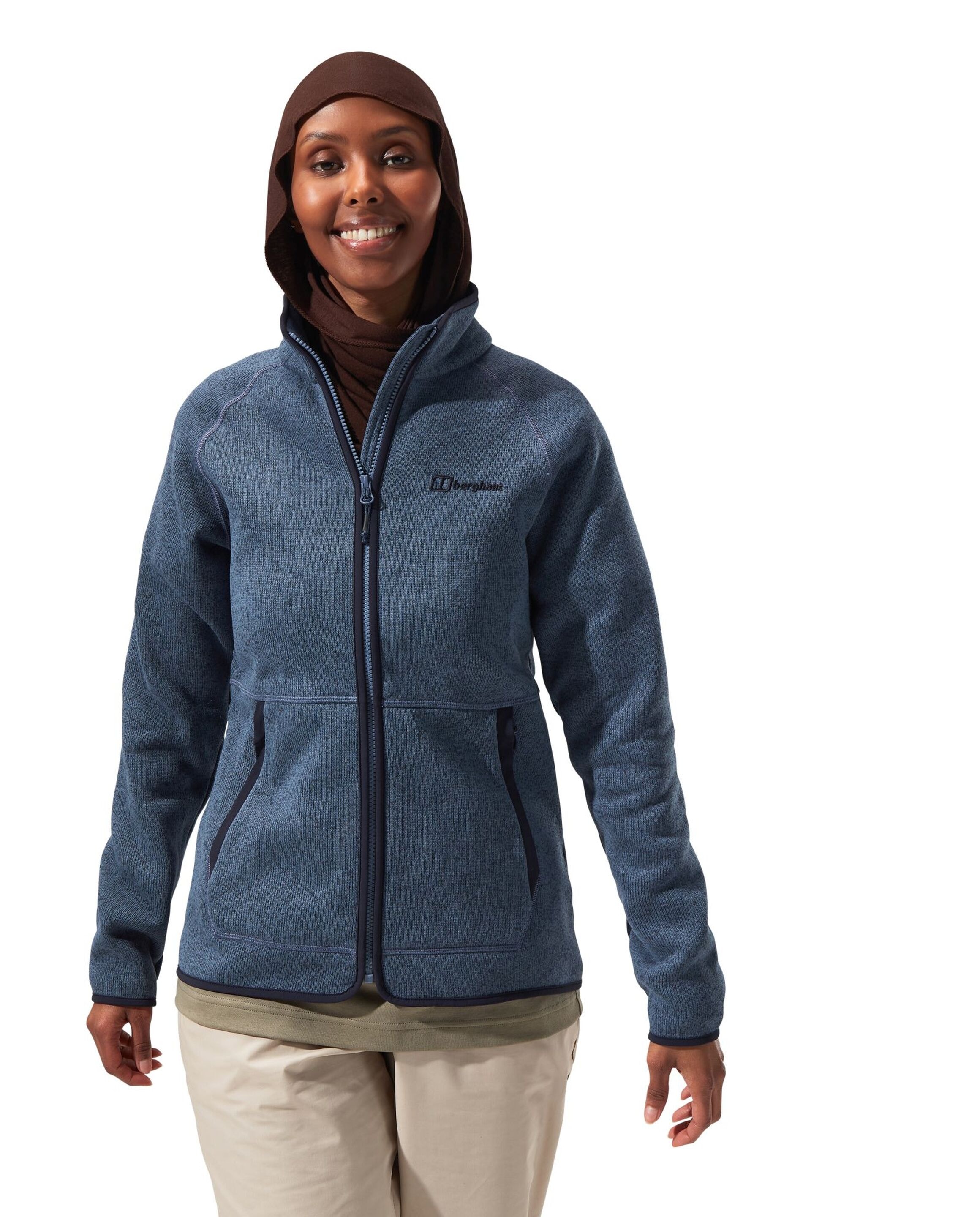 Berghaus Fleecejacke »Berghaus Fleecejacke« mit Kapuze für Küstenspaziergänge