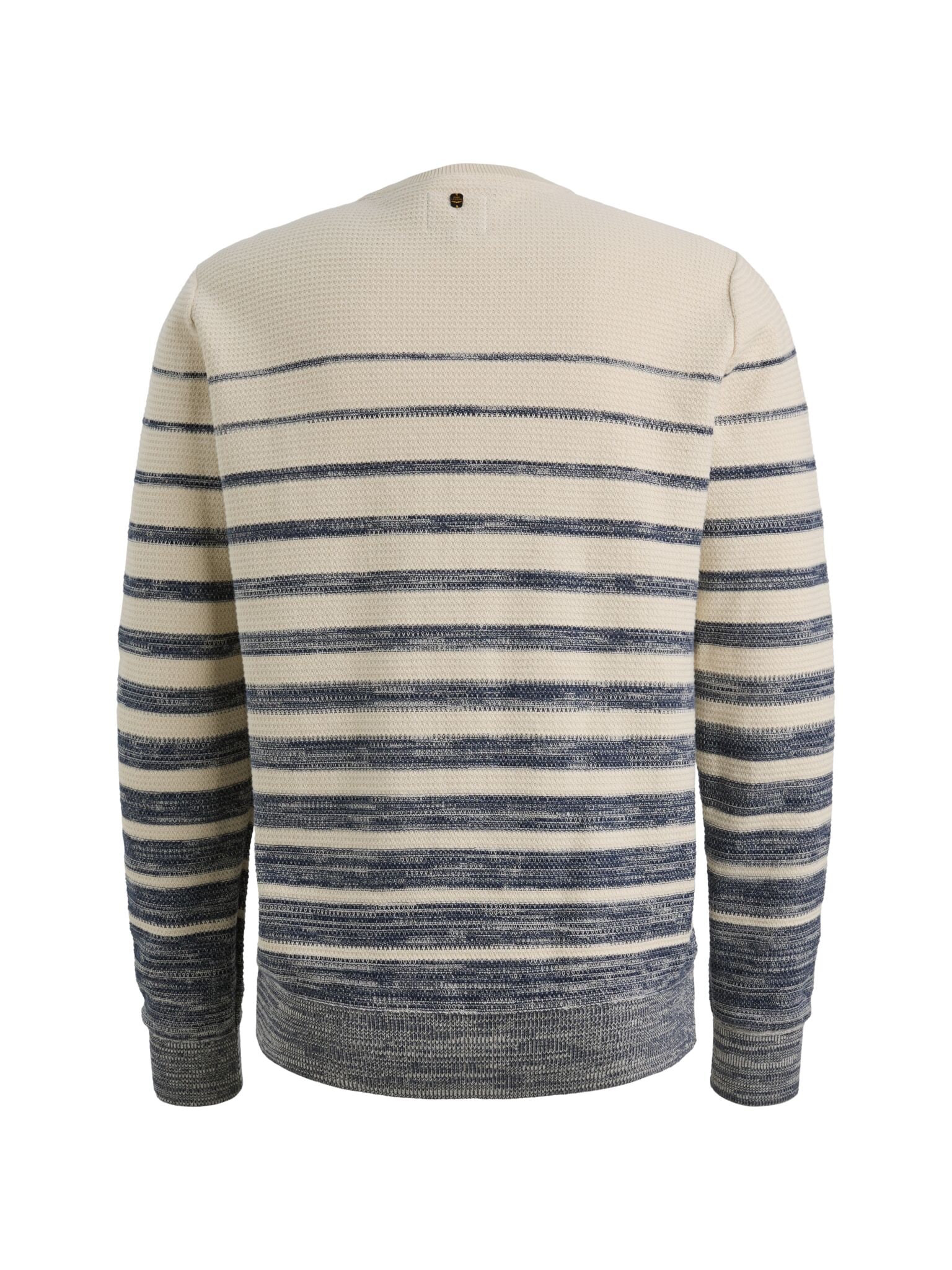 PME LEGEND Strickpullover »RH Pullover structured stripe« mit Logo Stickerei