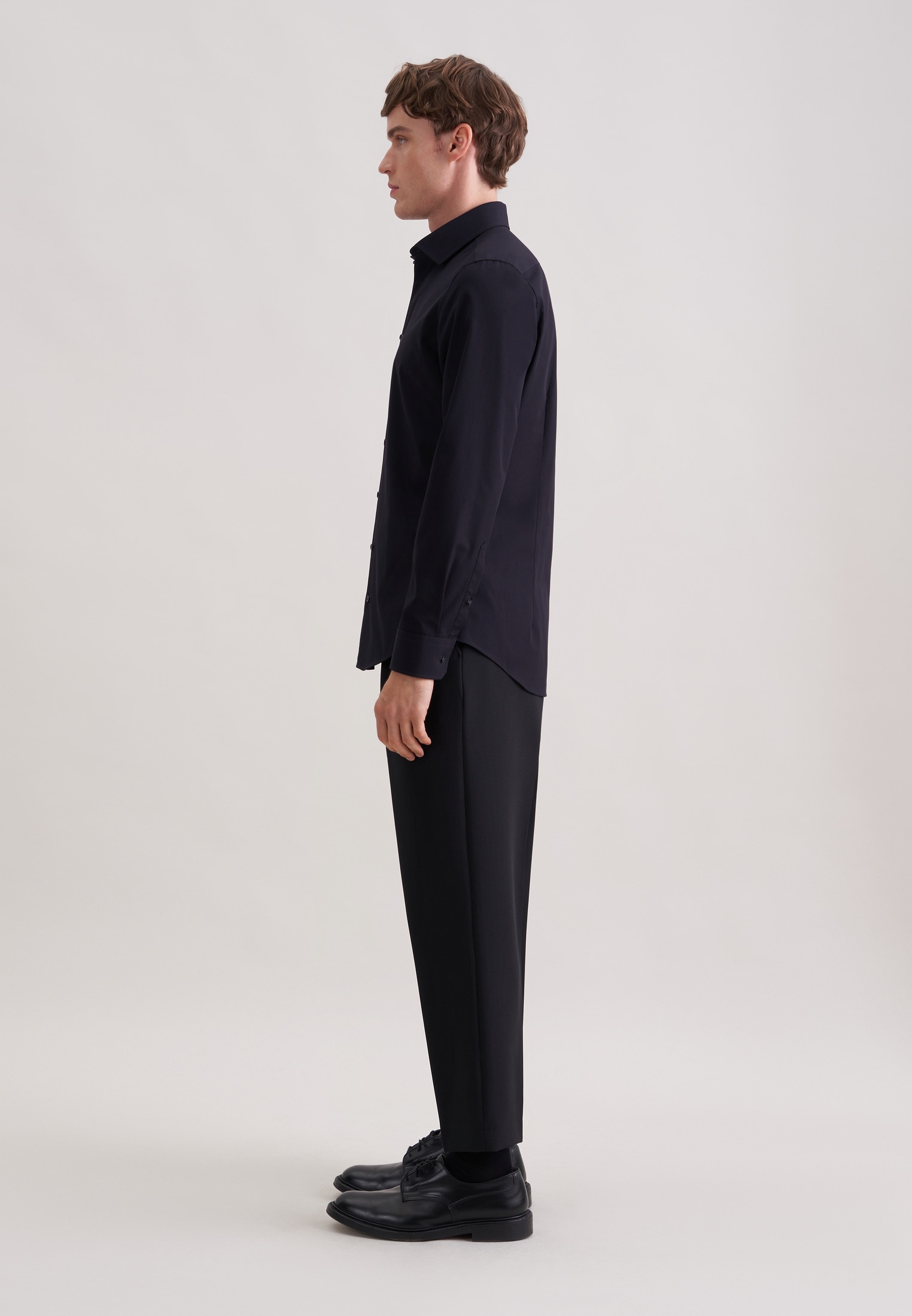 seidensticker Businesshemd »Schwarze Rose« Slim 1/1 Kentkragen Uni