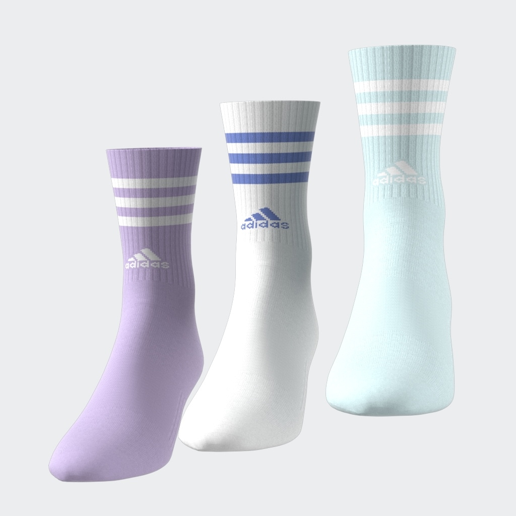adidas Performance Funktionssocken »3STREIFEN CUSHIONED CREW SOCKEN, 3 PAAR«, (3 Paar)