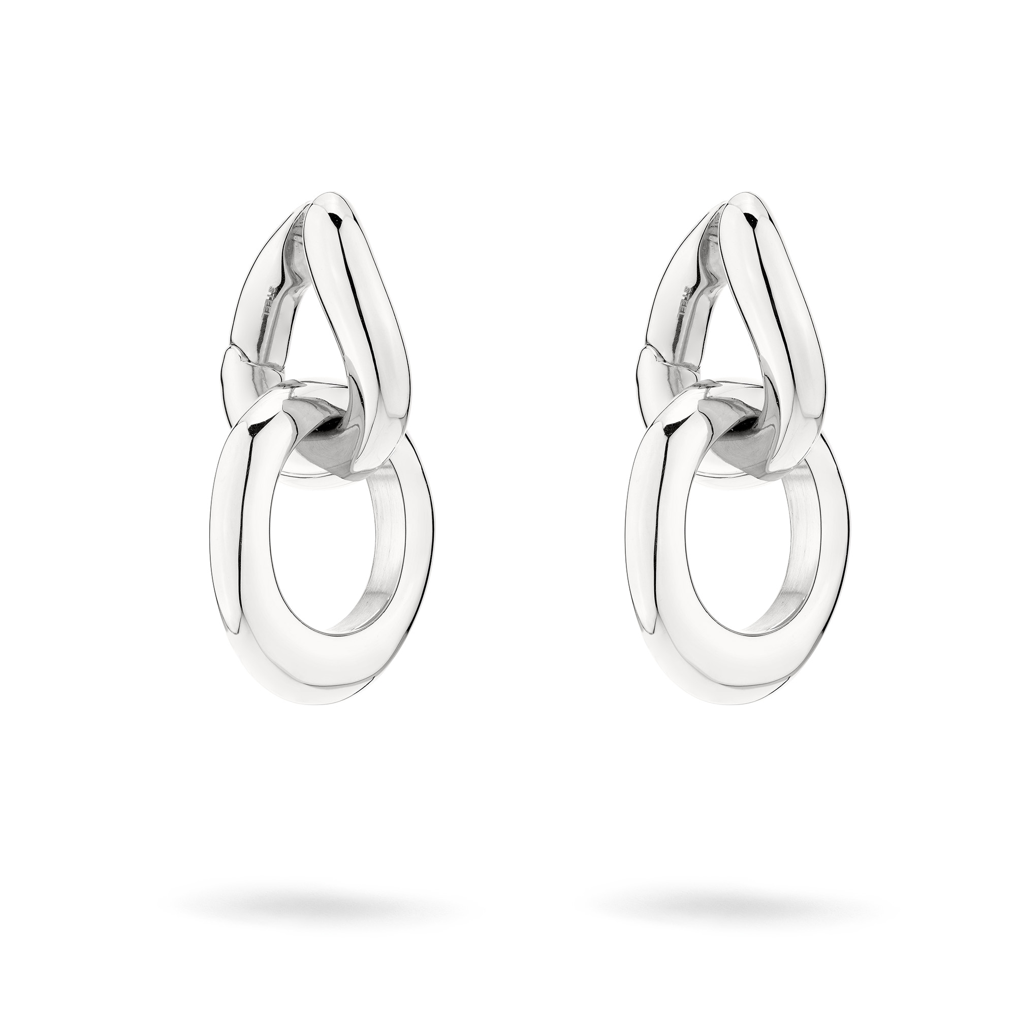 Liebeskind Berlin Paar Creolen »Schmuck Geschenk Edelstahl Ohrringe The Organic« Einhänger abnehmbar