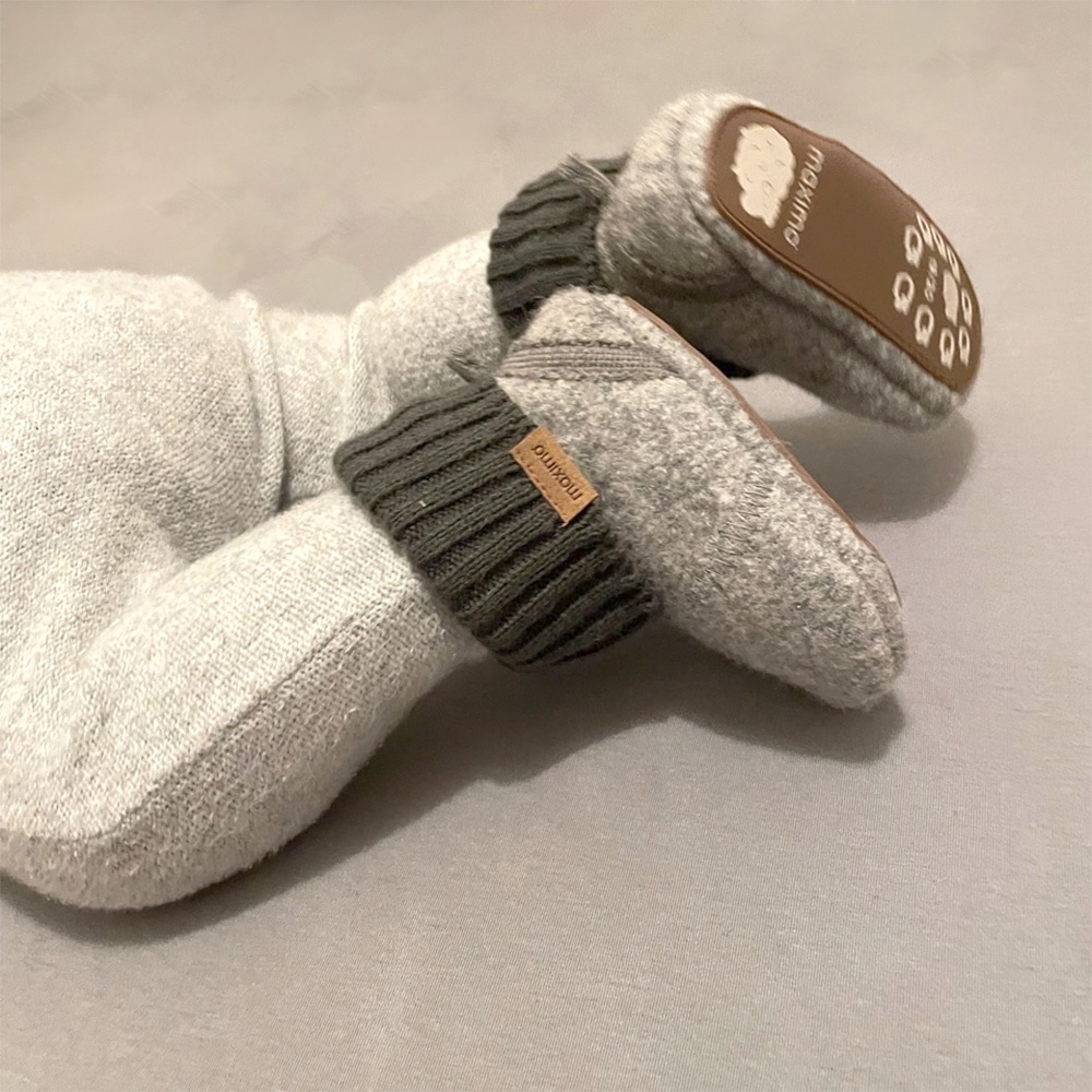 MAXIMO Hüttenschuhe  Lauflernschuhe, Wagenschuhe, Elastisches Bündchen