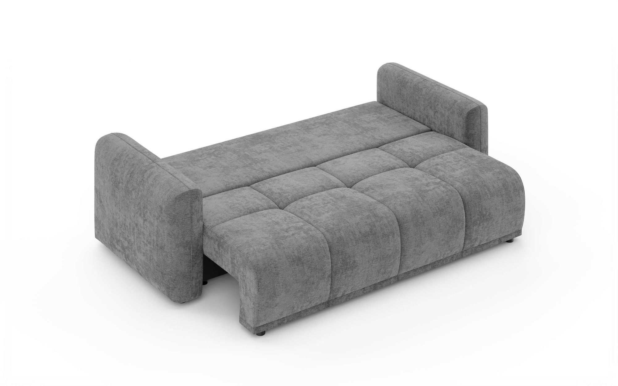 OTTO home 3-Sitzer »LOXXA Schlafsofa mit Bettkasten, komfortables Sitzgefühl, Breite 241cm« Liegefläche 150x192cm, inklusive Rückenkissen, moderne Steppung