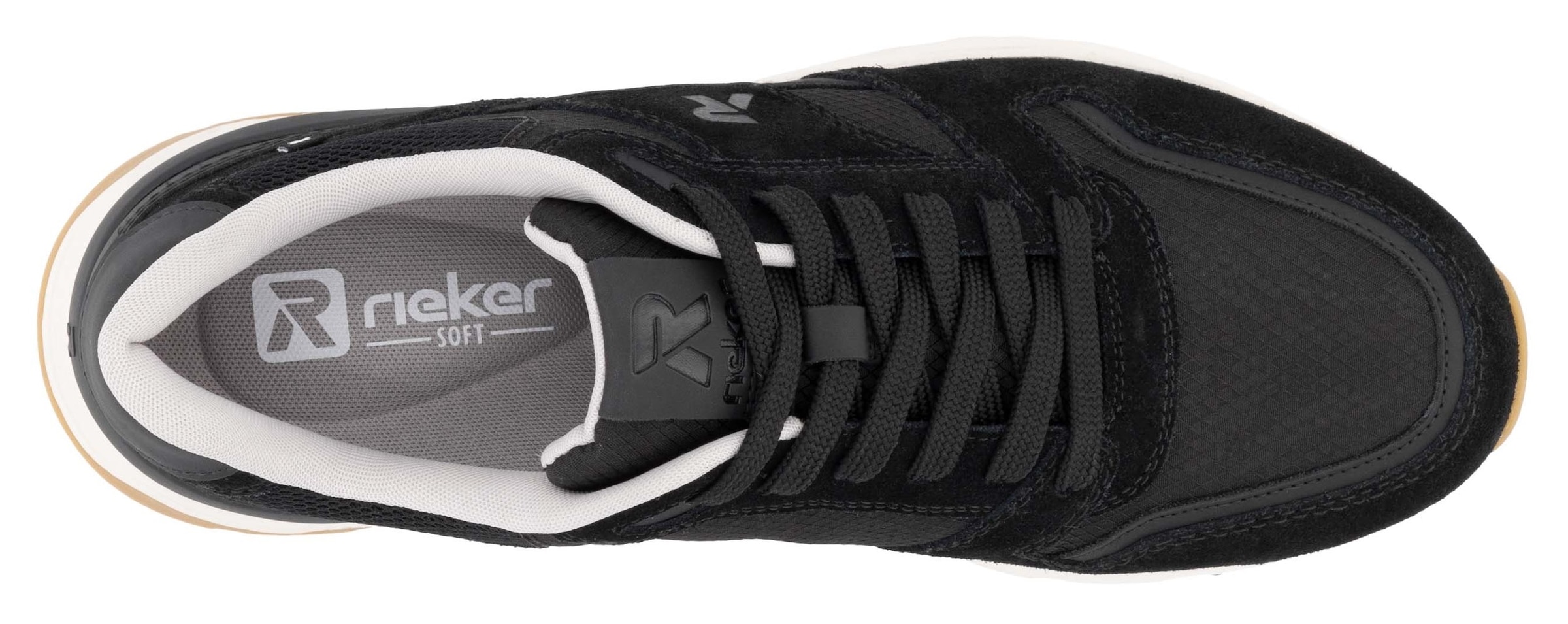 RIEKER Sport Sneaker, Schnürschuh, Halbschuh, Freizeitschuh mit Soft-Innensohle
