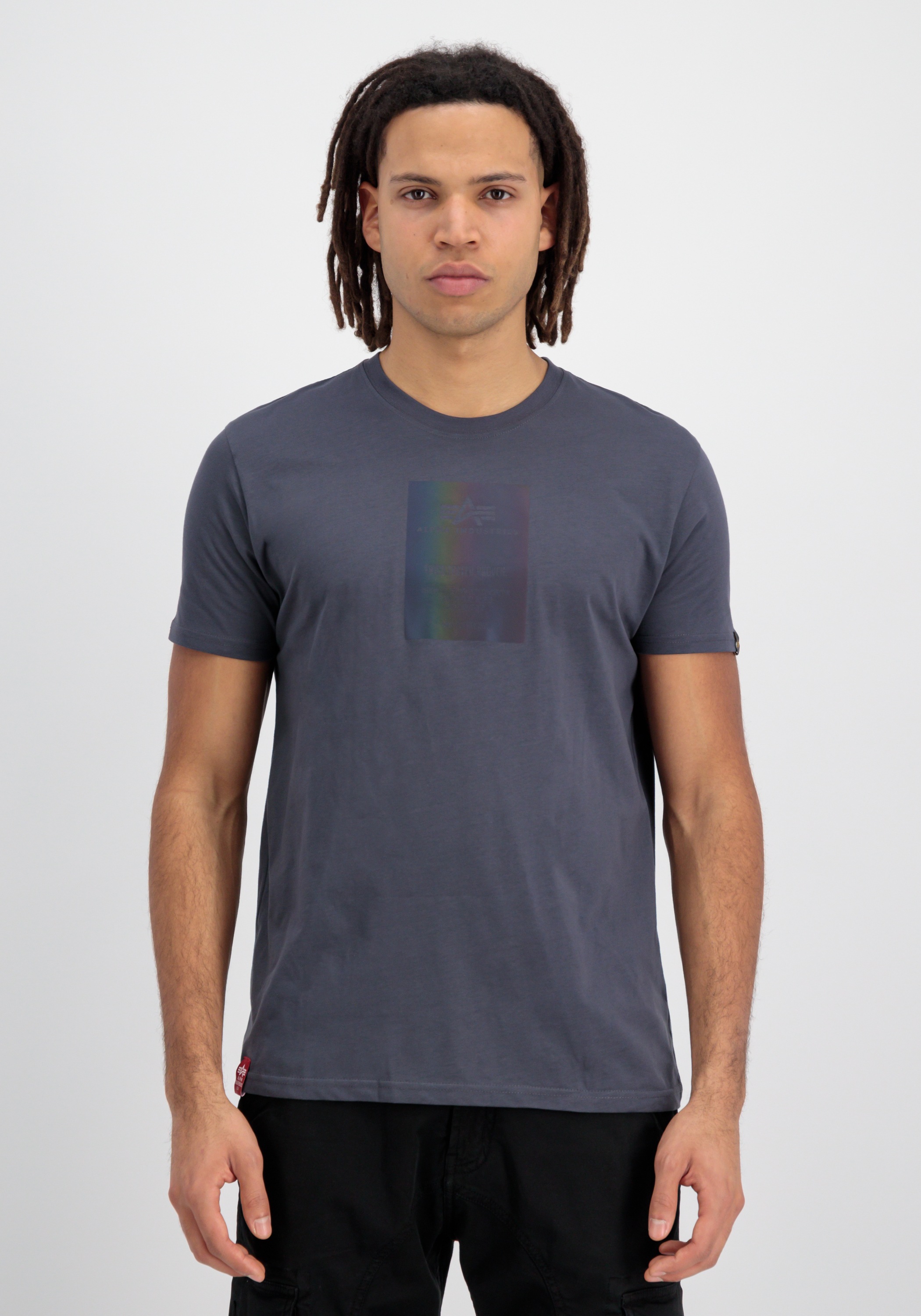 Alpha Industries T-Shirt »Rainbow Reflective Label T-Shirt«