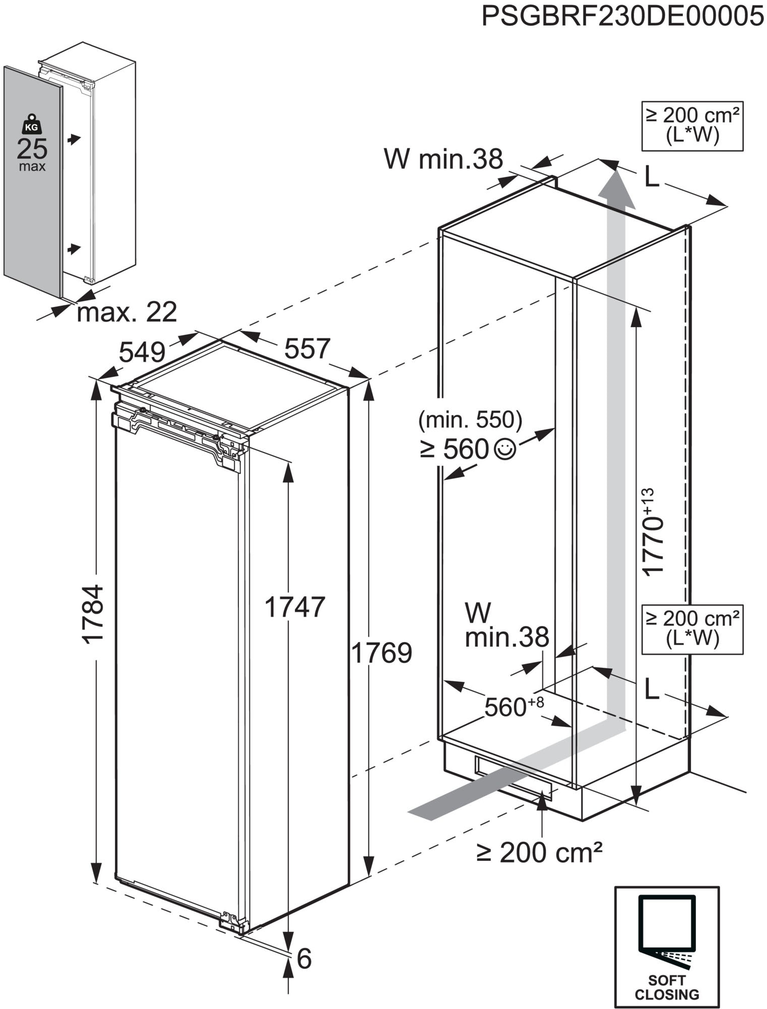 AEG Kühlschrank 6000 »TK6FS181CC 923584303«, DynamicAir: Für gleichmäßige Kälteverteilung