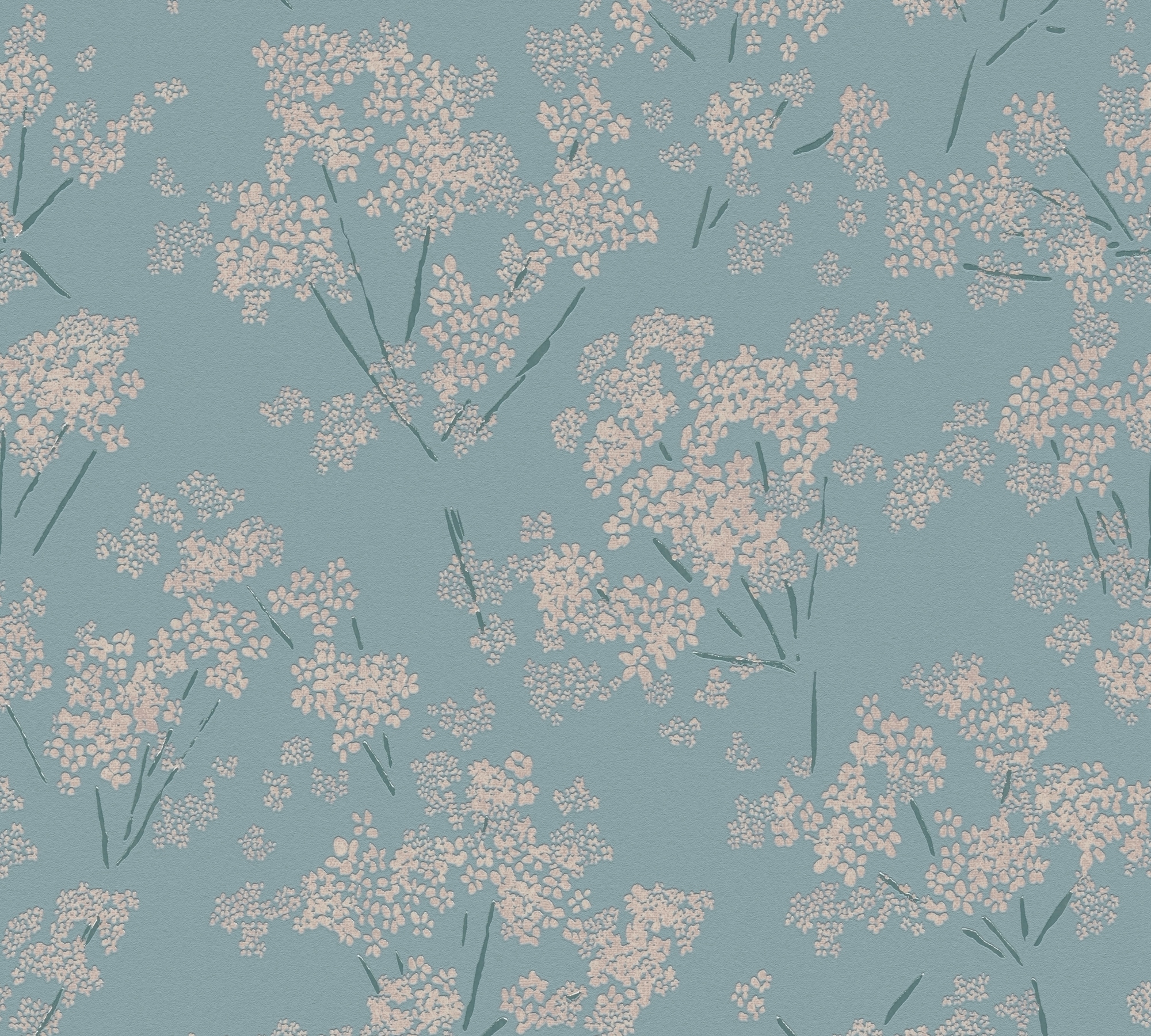 A.S. Création Vliestapete »Casual Living Blümchen-Tapete Mustertapete Floral Blumen« matt strukturiert Vliestapete Blumentapete für Schlafzimmer Küche Wohnzimmer Blümchen