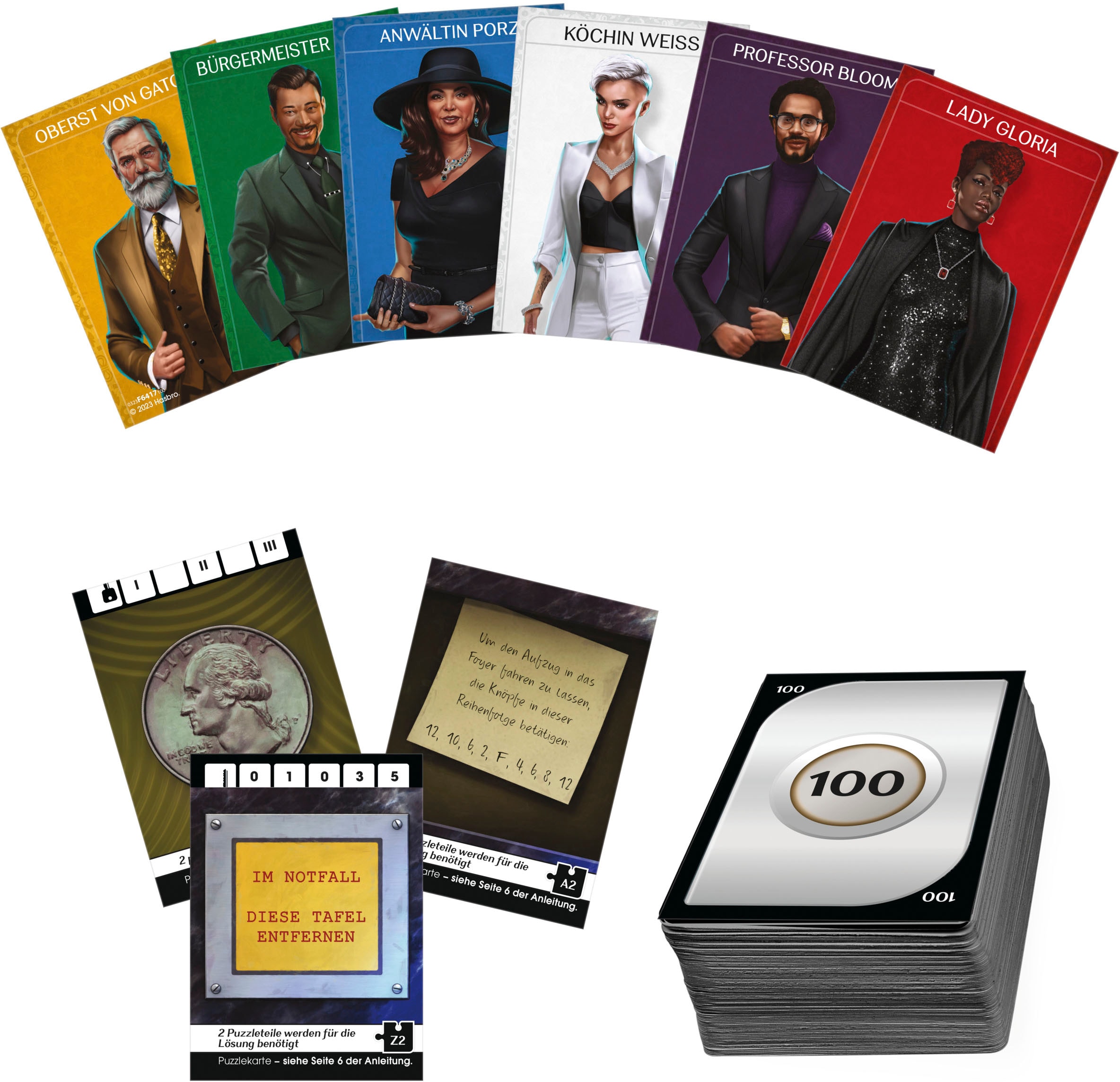 Hasbro Spiel »Hasbro Gaming, Cluedo Escape Erpressung im Midnight Hotel«