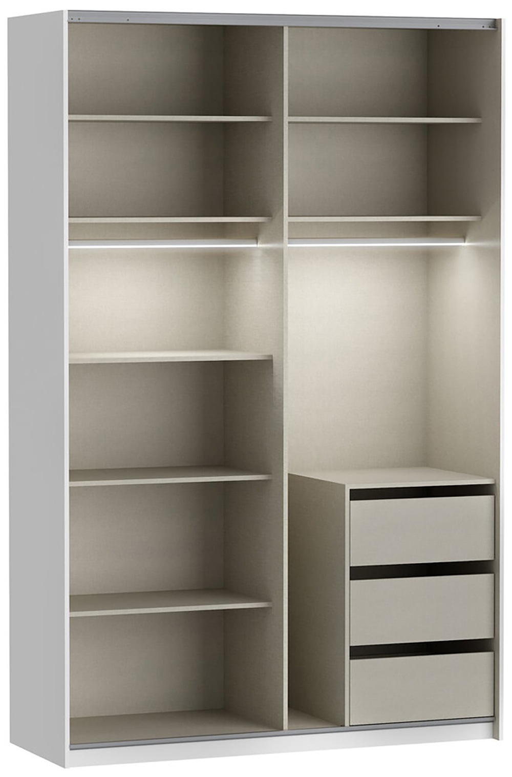 FORTE Einlegeboden, Einlegeböden 2,2 cm Stärke, optional bestellbar, 3er Set
