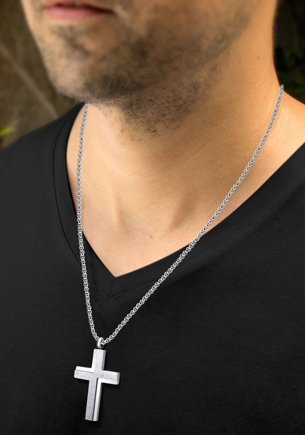 Firetti Kette mit Anhänger »Schmuck Geschenk Kreuz«