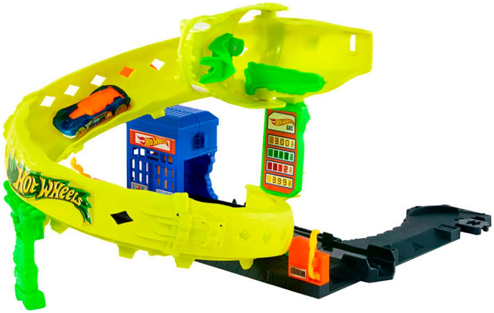 Hot Wheels Spiel-Gebäude »Schlangen-Spiralattacke«, inklusive Fahrzeug im Maßstab 1:64