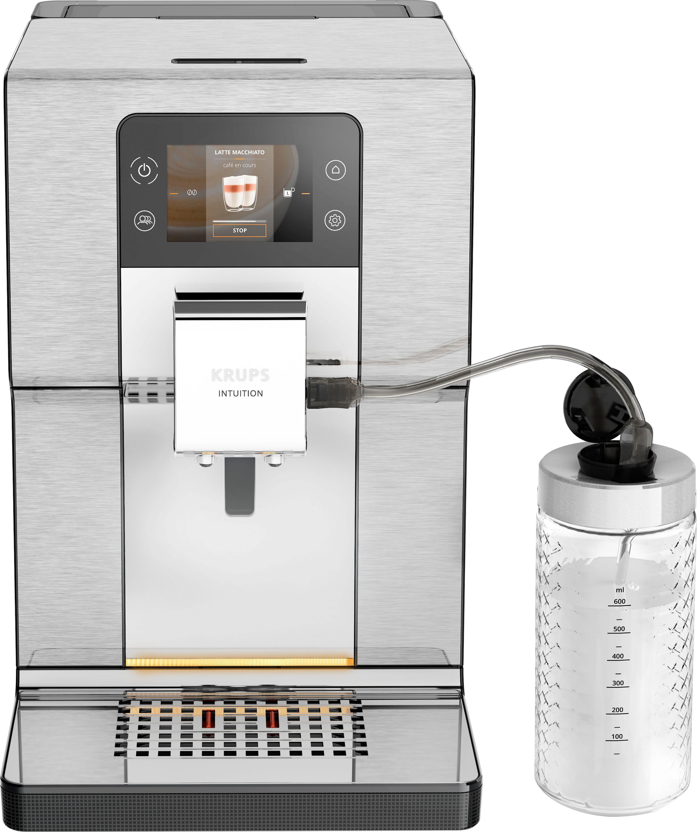 Krups Kaltgetränke-Spezialitäten, 21 Heiß- »EA877D Kaffeevollautomat Intuition OTTO kaufen geräuscharm, bei und Farb-Touchscreen jetzt Experience+«,