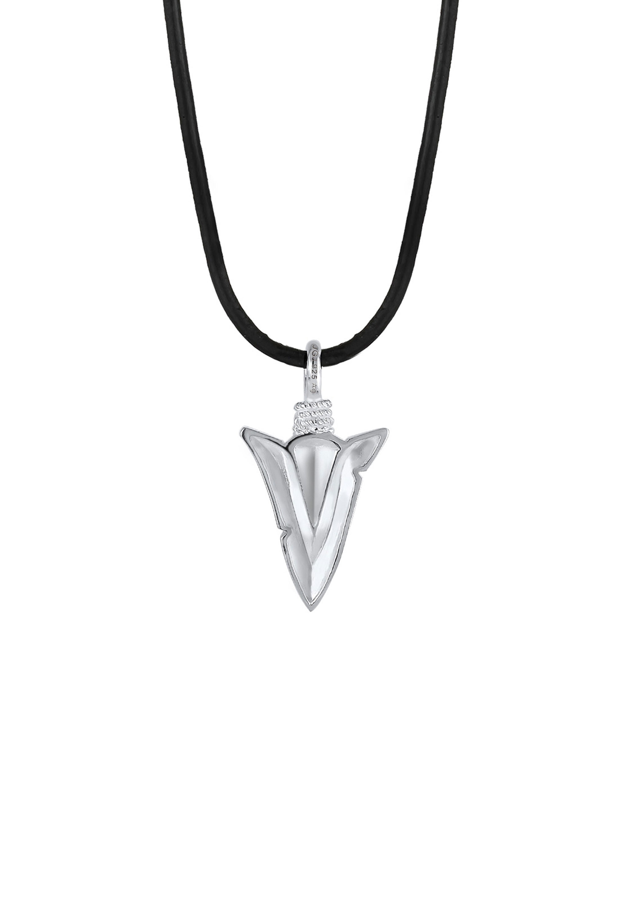 Kuzzoi Kette mit Anhänger »Halskette Amore Pfeil 925 Sterling Silber«