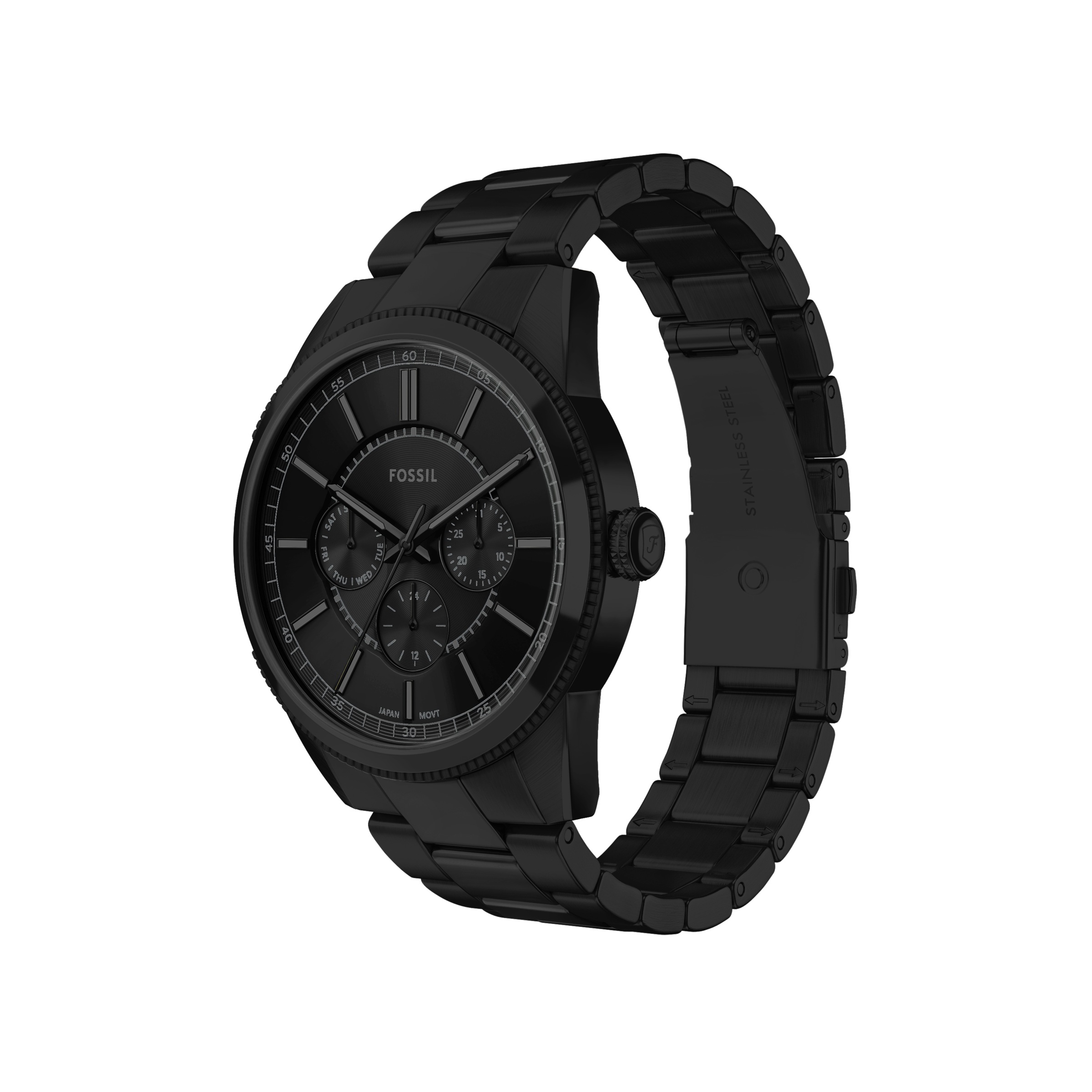Fossil Quarzuhr »PEARSON«, Armbanduhr, Herrenuhr, Edelstahlarmband, analog, Tag, Wochentag