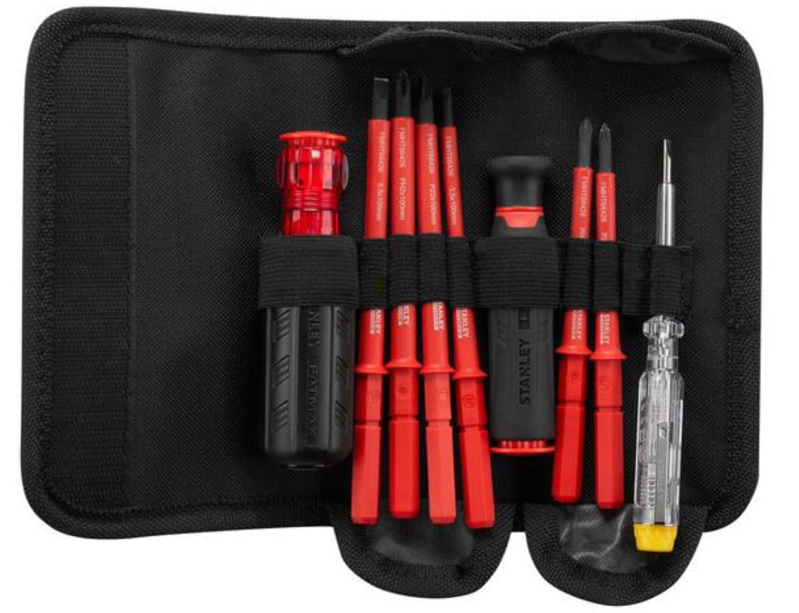 STANLEY Schraubendreher »FMHT66426-0 Schraubendreher-Set Multi-Bit isoliert (1000V)«