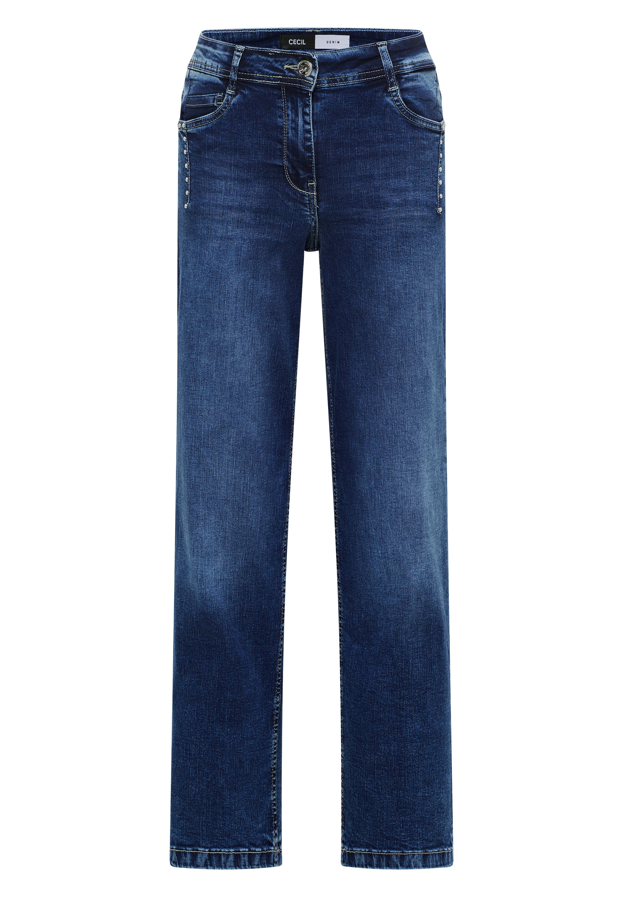 Cecil 5-Pocket-Jeans »Style NEELE« mit dekorativen Nieten
