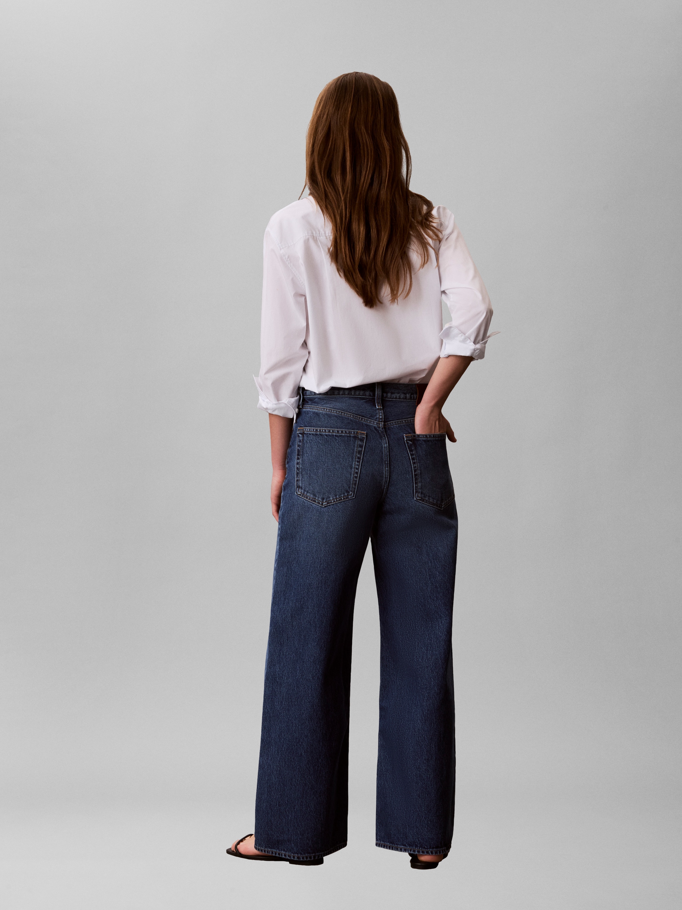 Calvin Klein Jeans Weite Jeans Wide-leg-Passform