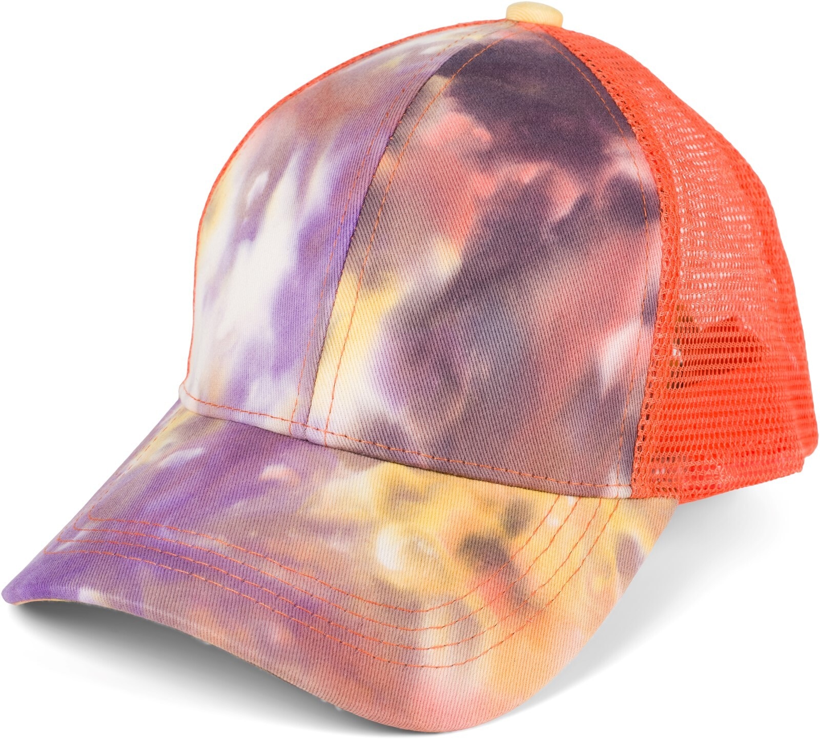 styleBREAKER »Ponytail Baseball Cap Batik mit Mesh Einsatz« 1 Stk.
