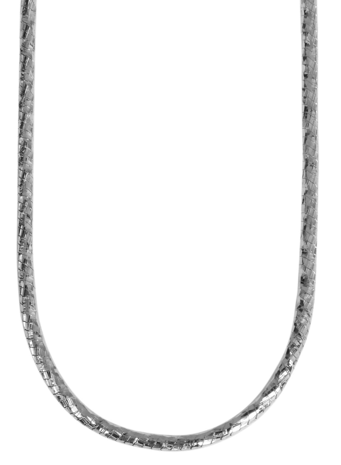 Adelia´s Schlangenkette »Damen Halskette ¿ Schlangenkette aus 925 Silber 60 cm«
