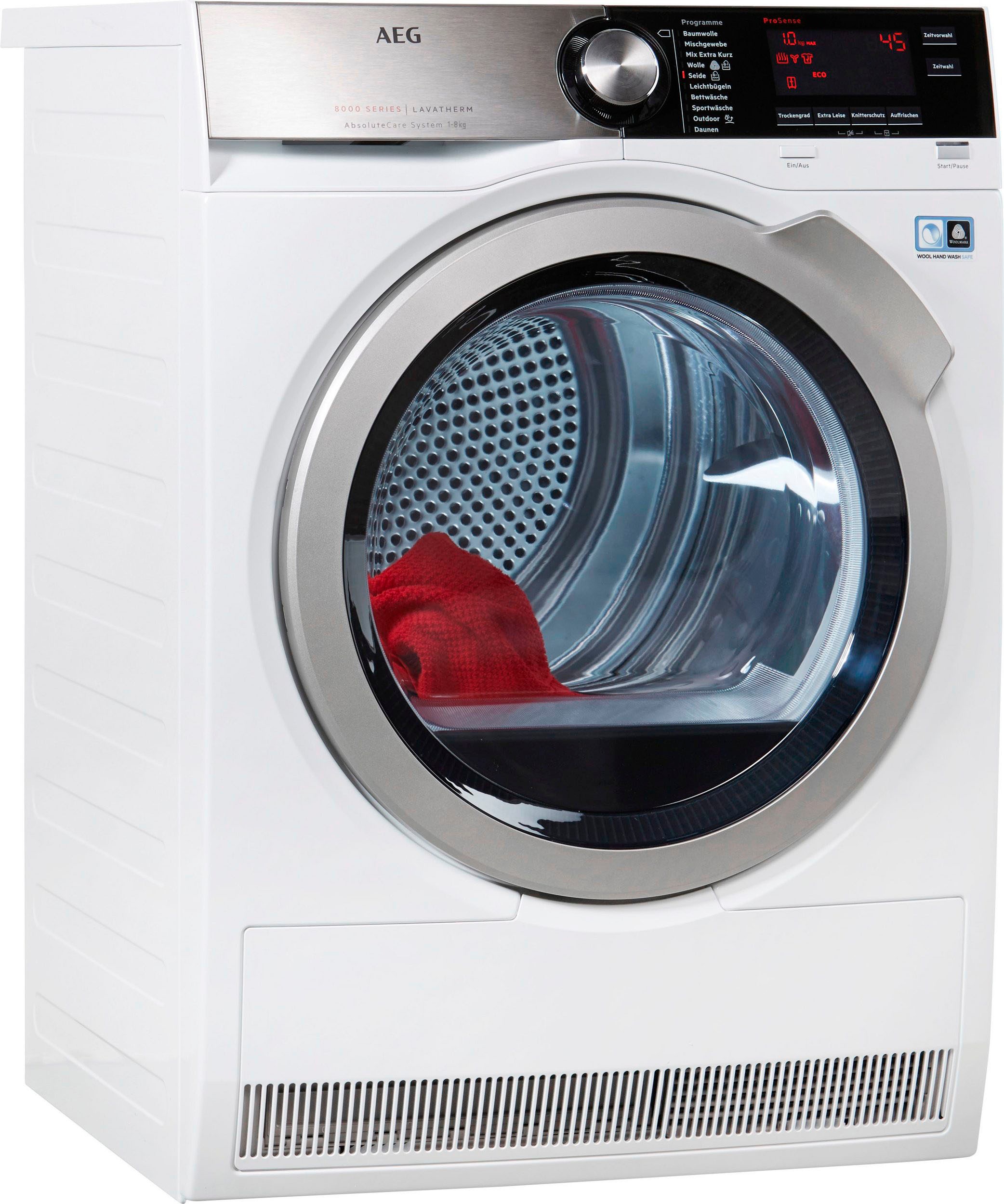 AEG Wärmepumpentrockner »T8DE86685«, LAVATHERM, AbsoluteCare für Wolle, Seide, Outdoor