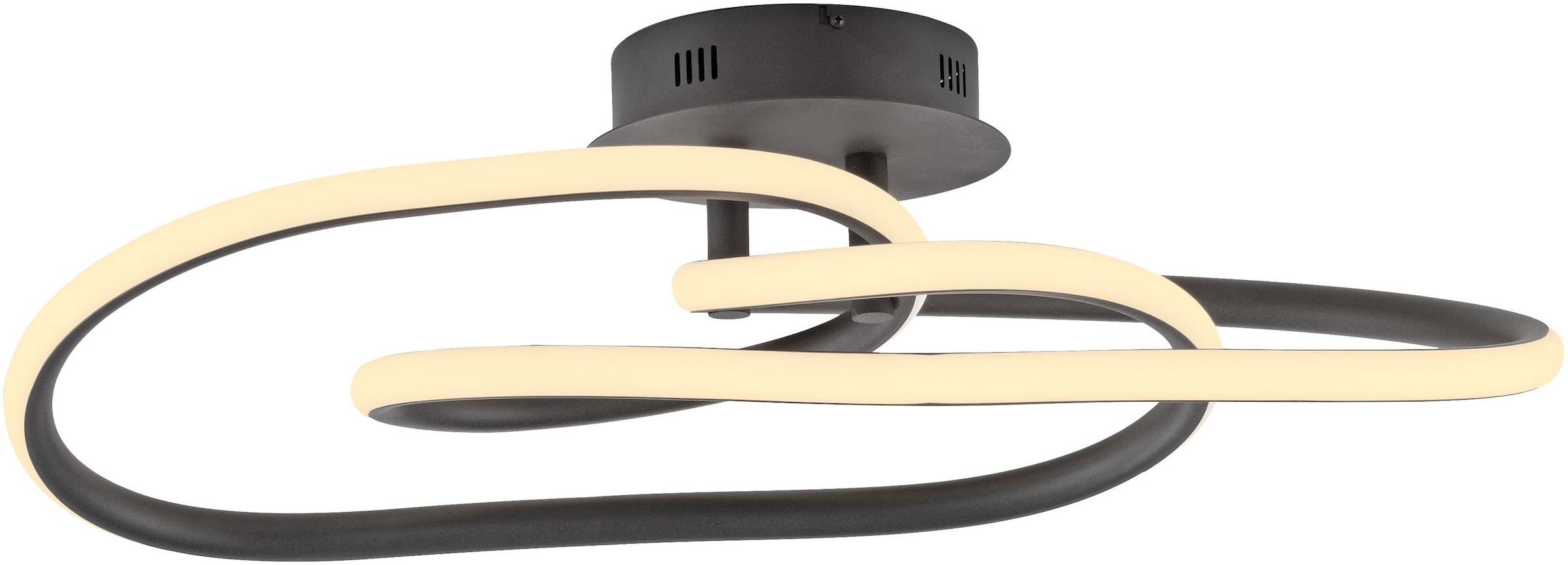 Paul Neuhaus LED Deckenleuchte »TWIST« LED-Board 1 Stk. Warmweiß Stufenlos dimmbar über Lichtschalter, Memoryfunktion