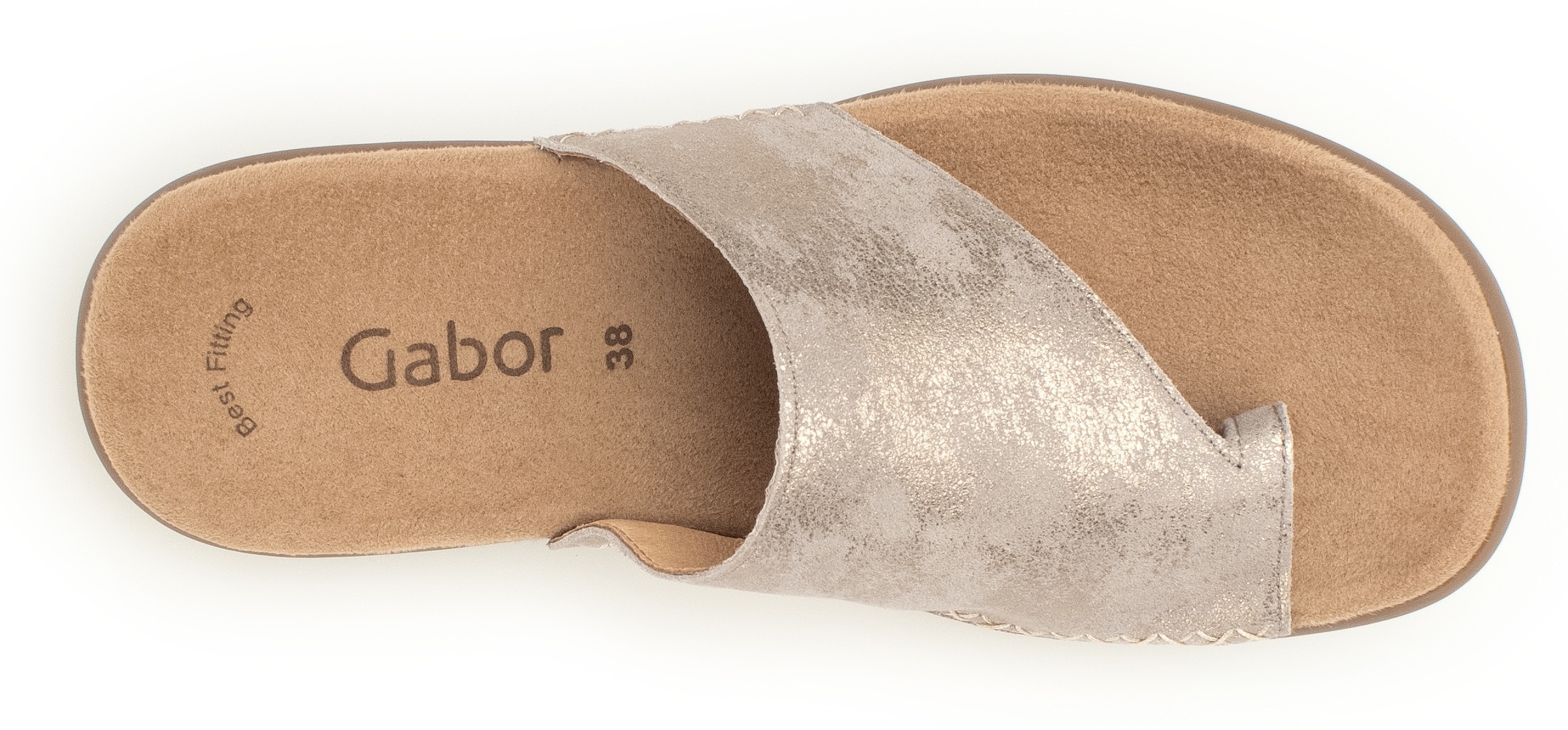 Gabor Dianette  Keilabsatz, Sommerschuh, Bequemschuh mit Zehenring