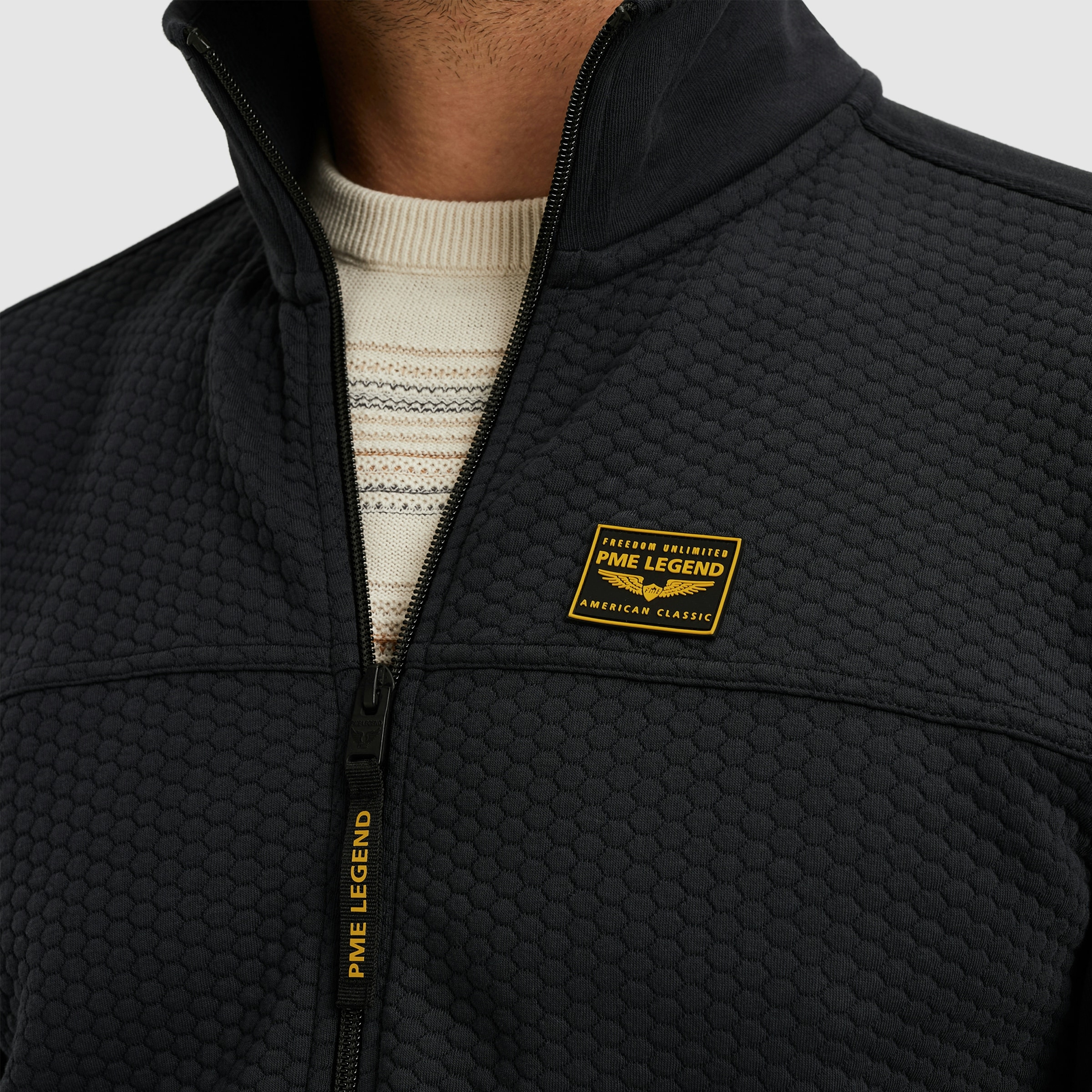PME LEGEND Sweatjacke, mit Logo Stickerei