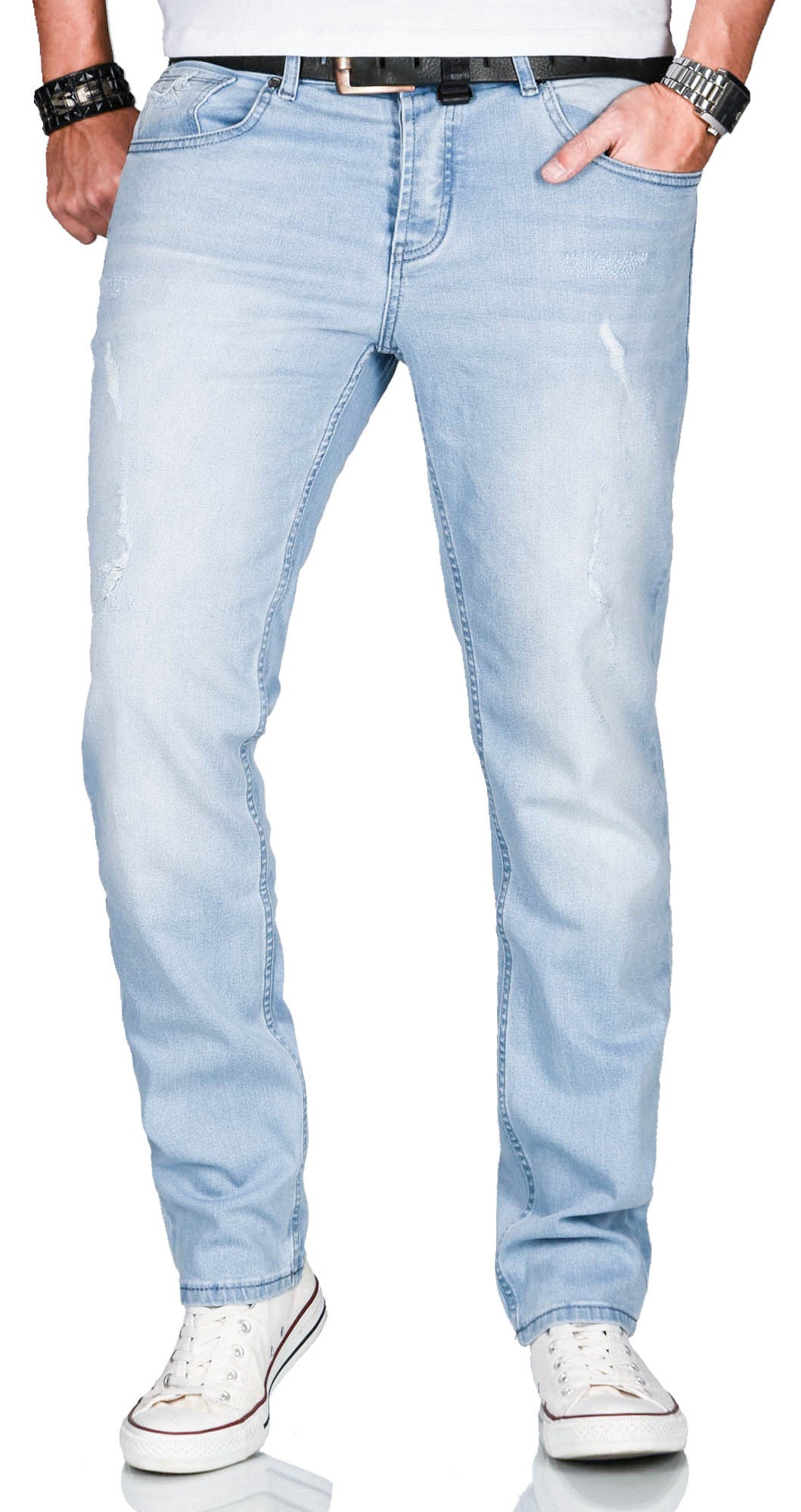 Alessandro Salvarini Slim-fit-Jeans »A. Salvarini Herren Jeans Multi AS160-AS165«