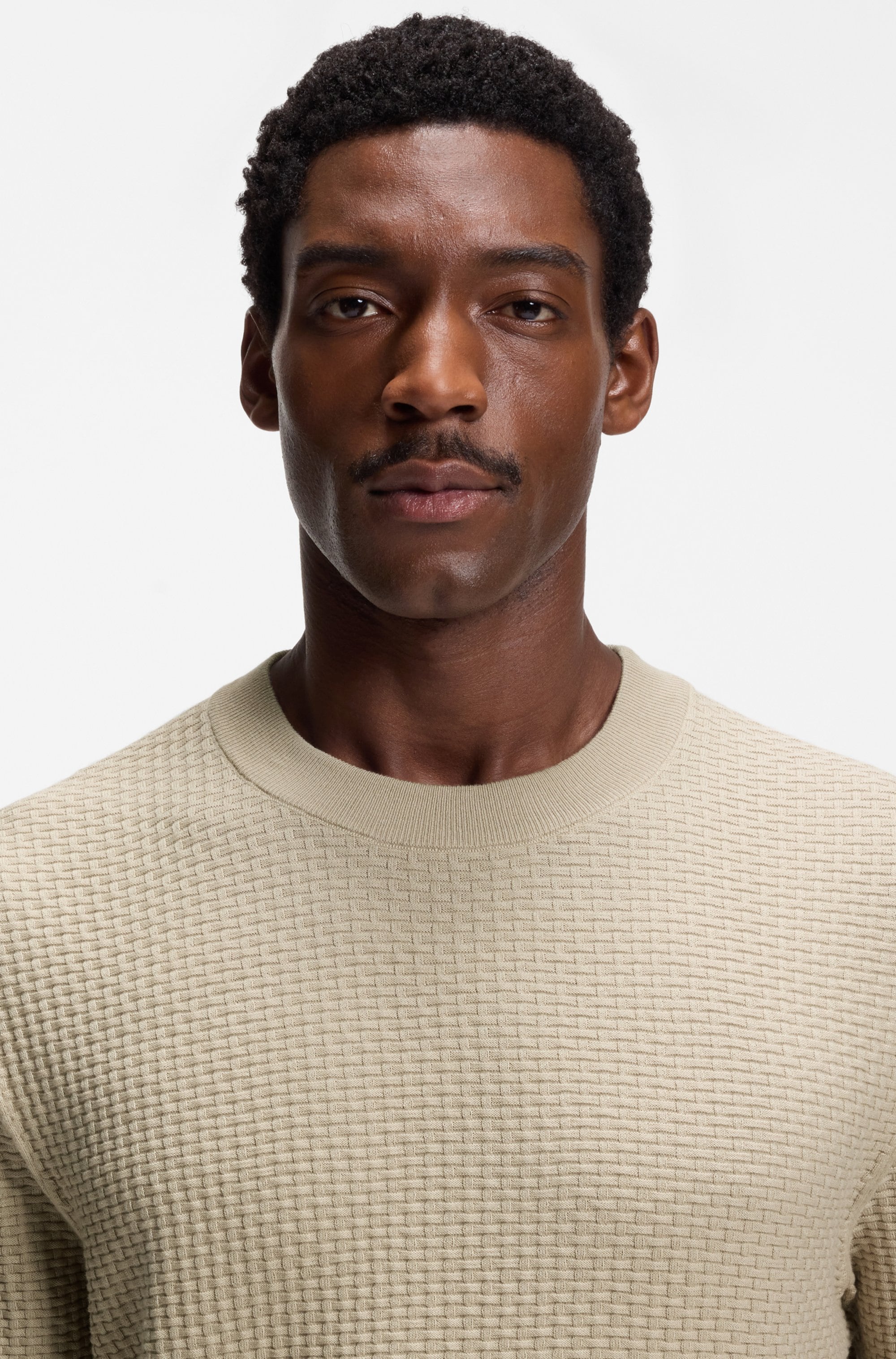 BOSS Kurzarmpullover »Nilton«