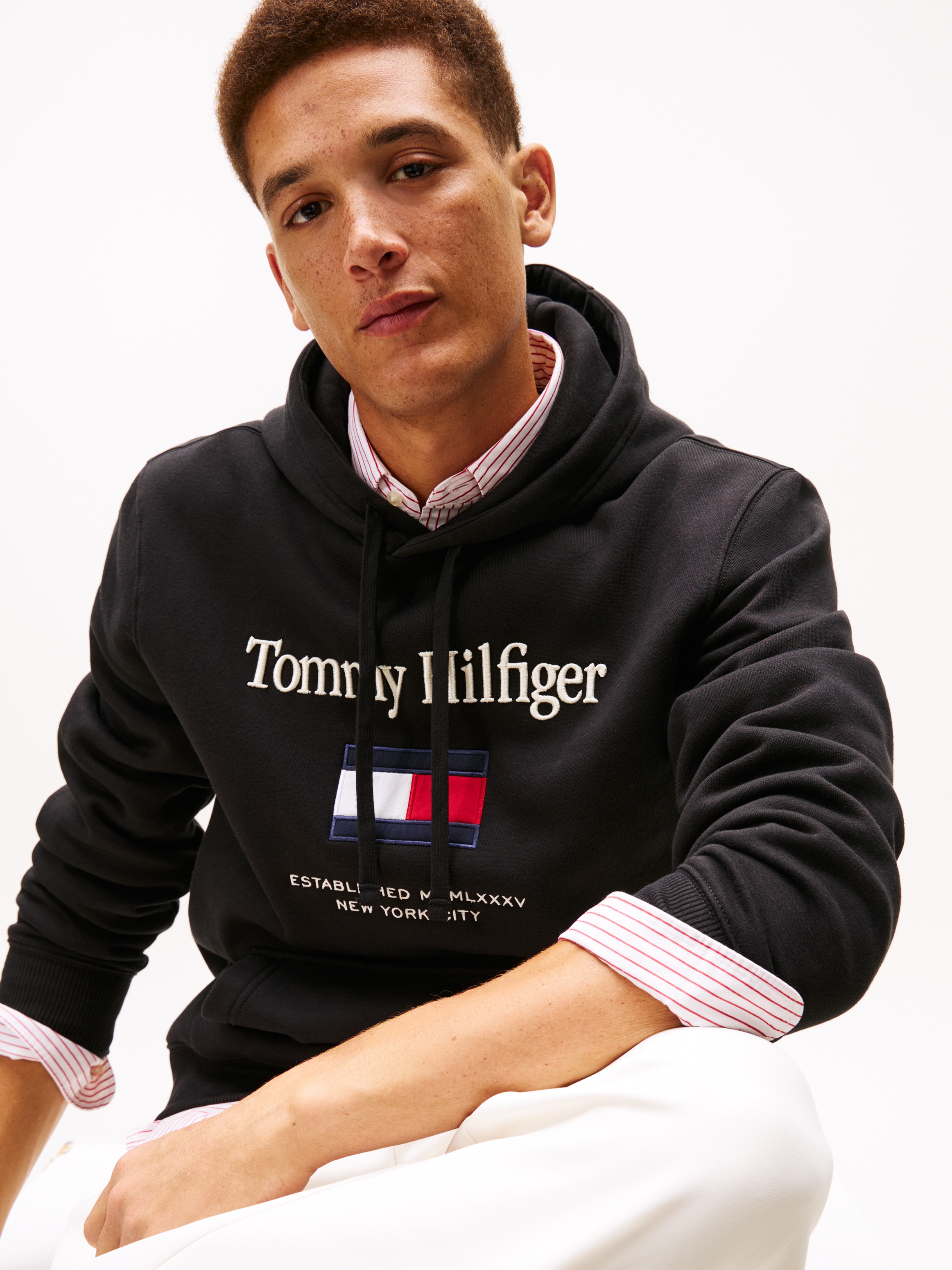 Tommy Hilfiger Hoodie »TOMMY EMBRO FLAG«
