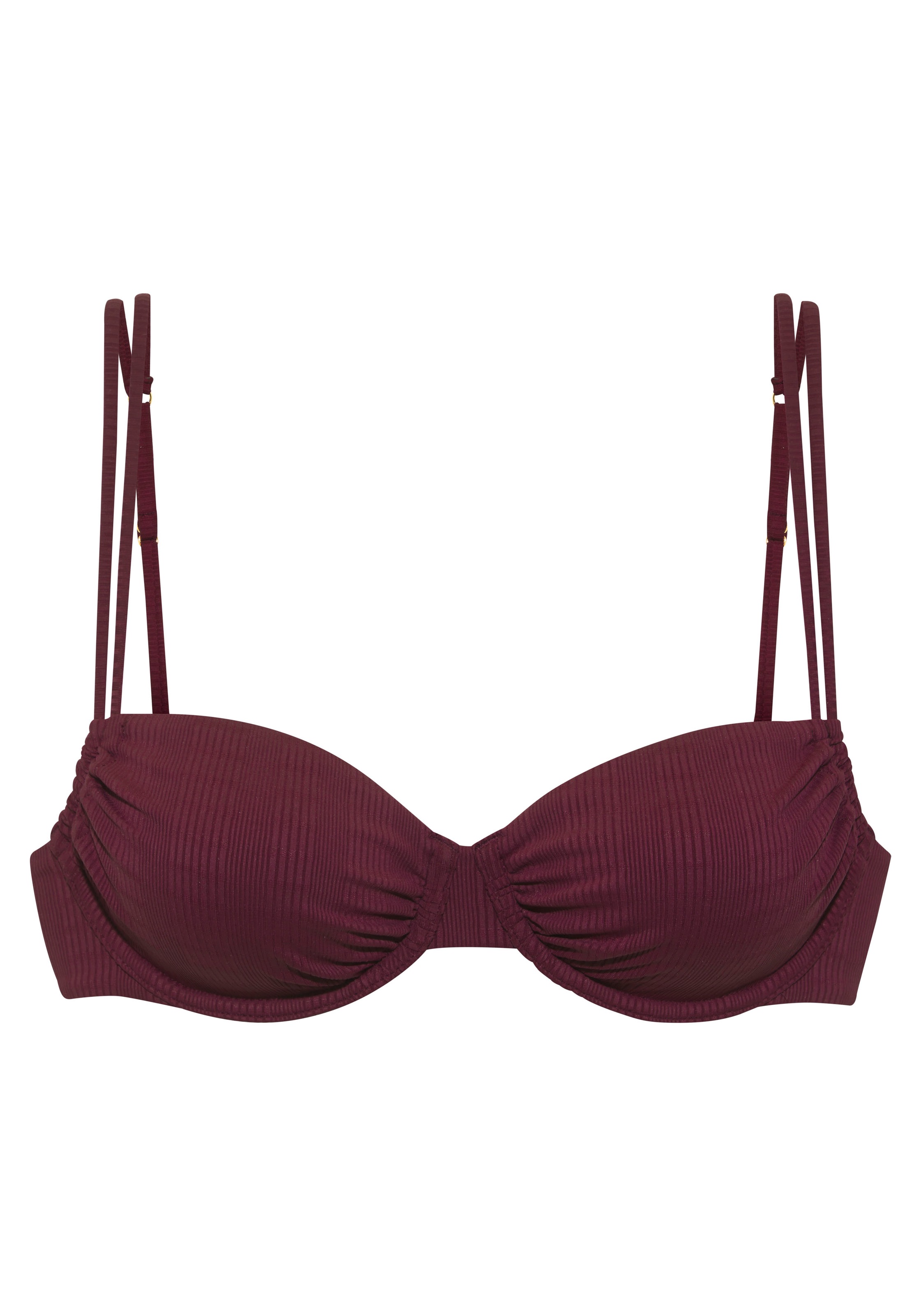 Copenhagen Studios Damen Bügel-Bikini-Top »Nela« mit Doppelträgern, Größe Cup D