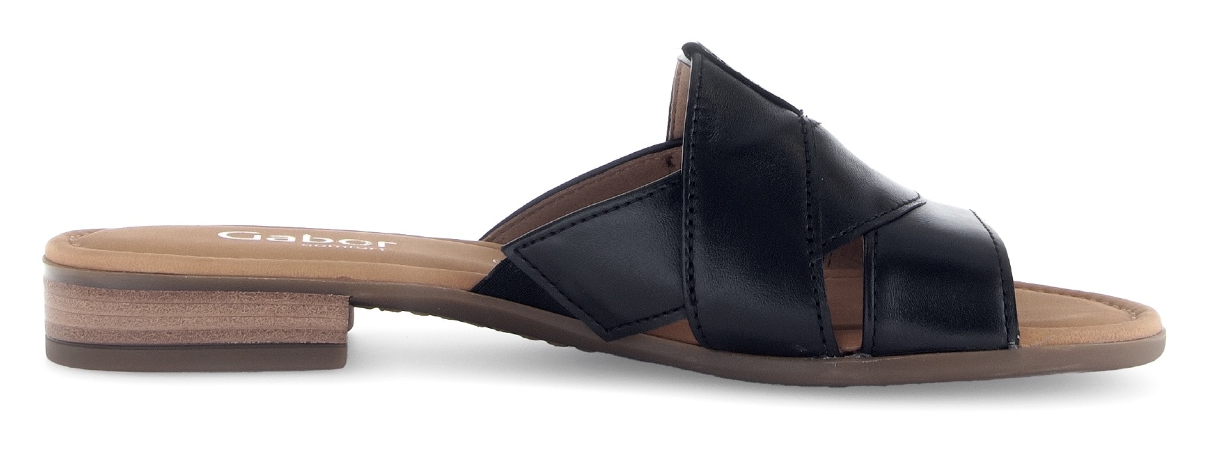 Gabor Pantolette »RHODOS«, Blockabsatz, Sommerschuh, Komfortschuh in Bequemweite G (= weit)