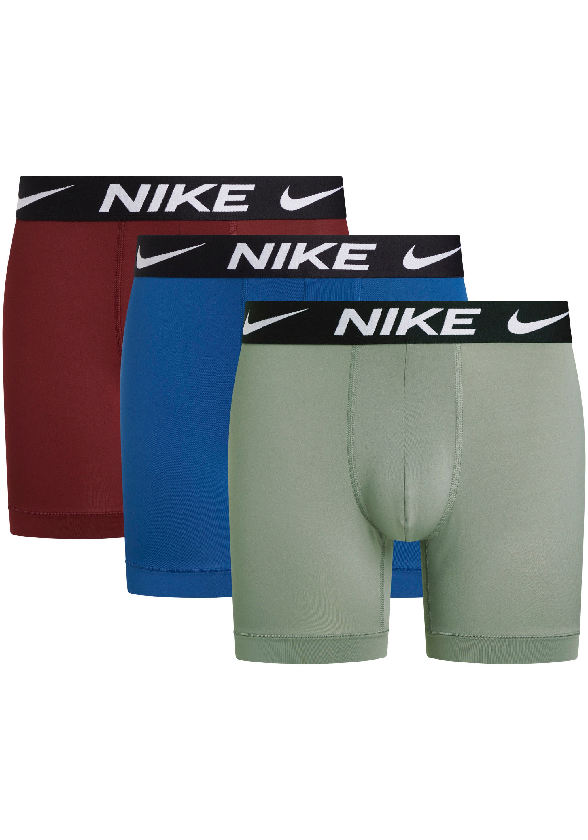 NIKE Underwear Boxer, (Packung, 3 St.), mit kontrastfarbenem Markenlabel