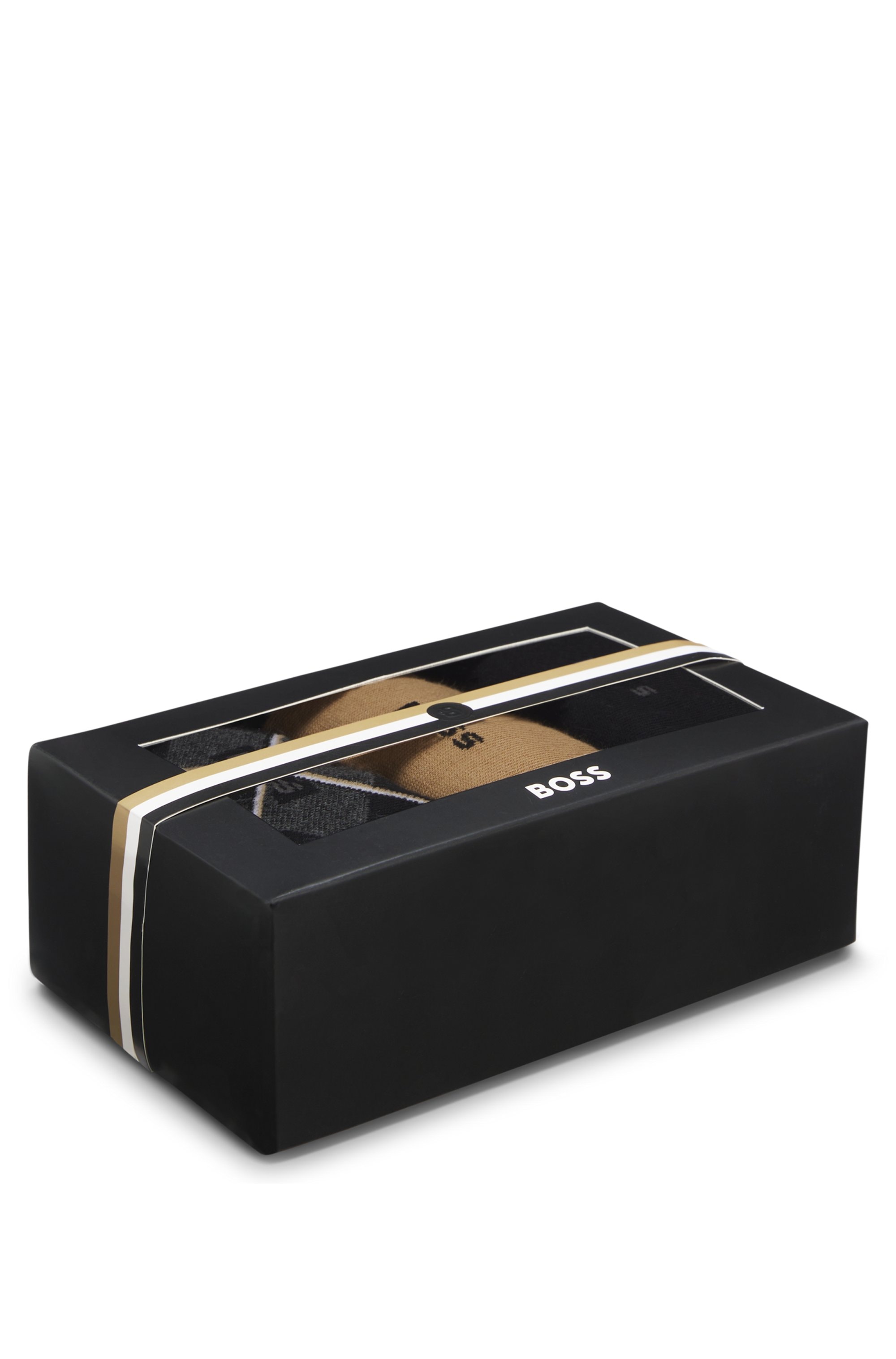 BOSS Socken »3PRSGiftset ArgyleCC« Geschenk-Set, Baumwoll-Mix