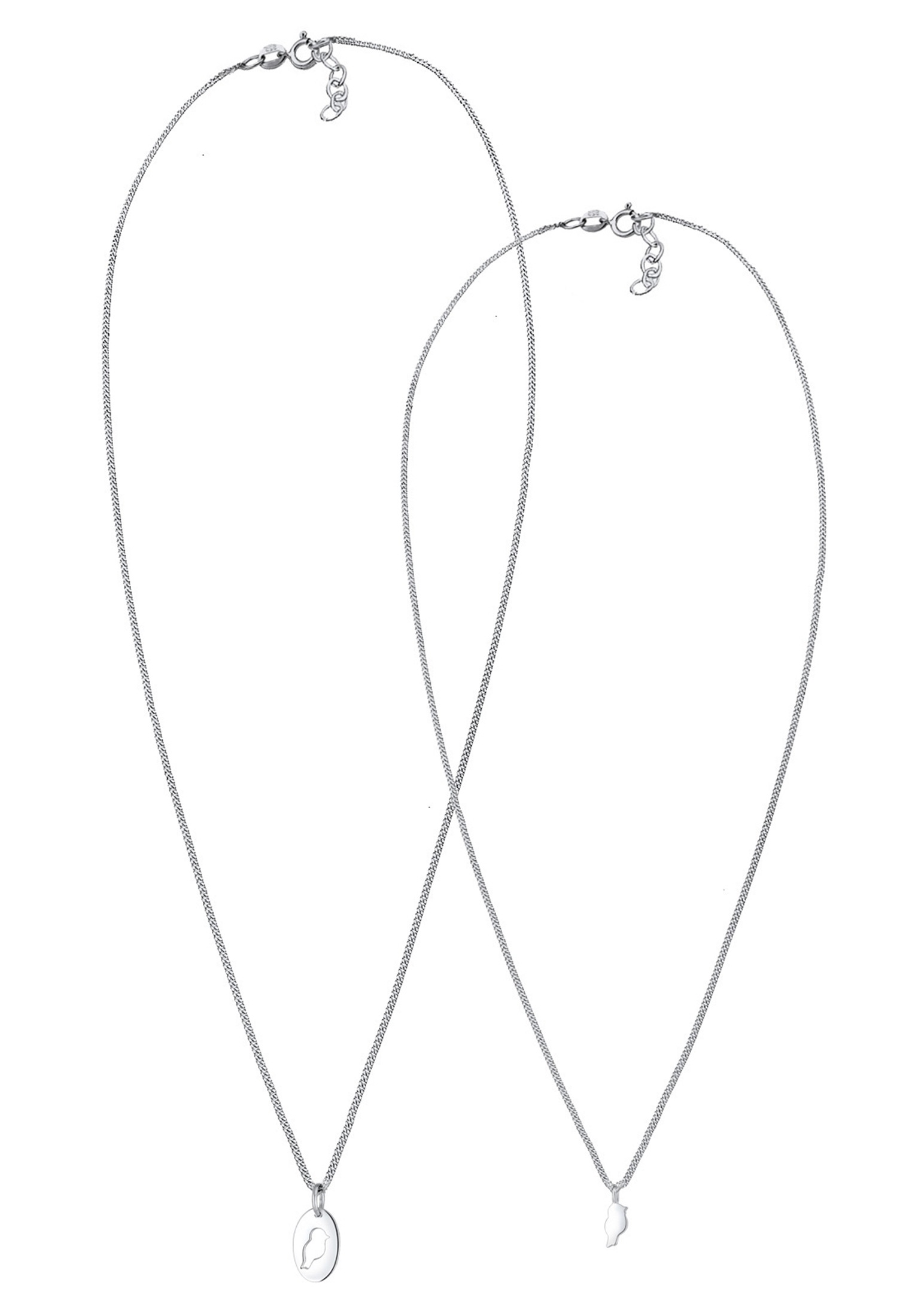 Elli Ketten-Set »Halskette Mutter Kind Vogel Symbol 925 Sterling Silver«