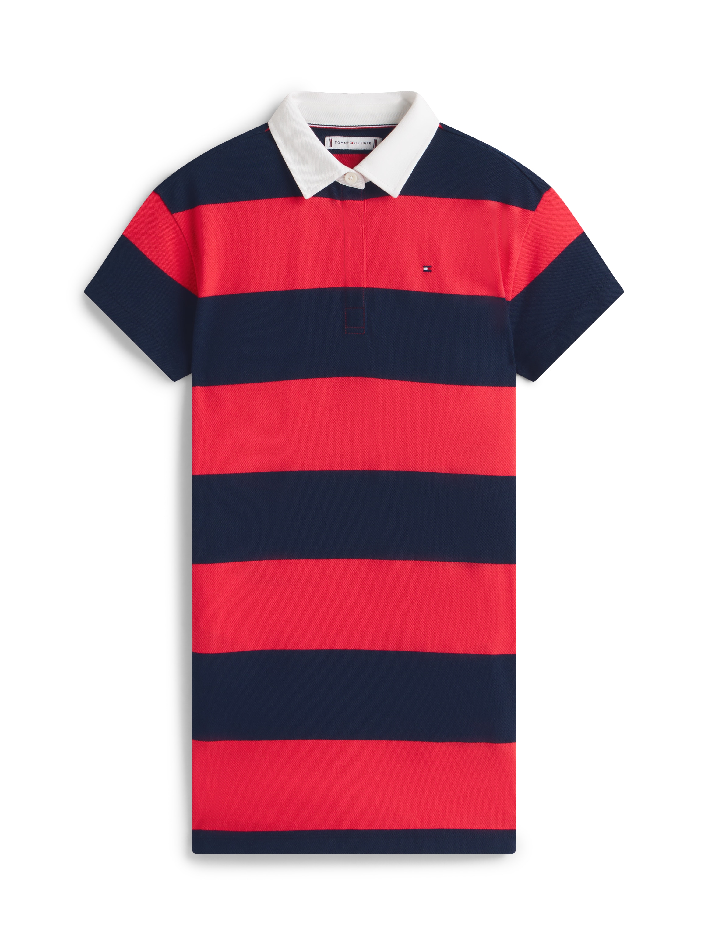 Tommy Hilfiger Polokleid »RUGBY POLO DRESS SHORT SLEEVE« Kinder bis 16 Jahre, Baumwoll-Piqué, regular fit