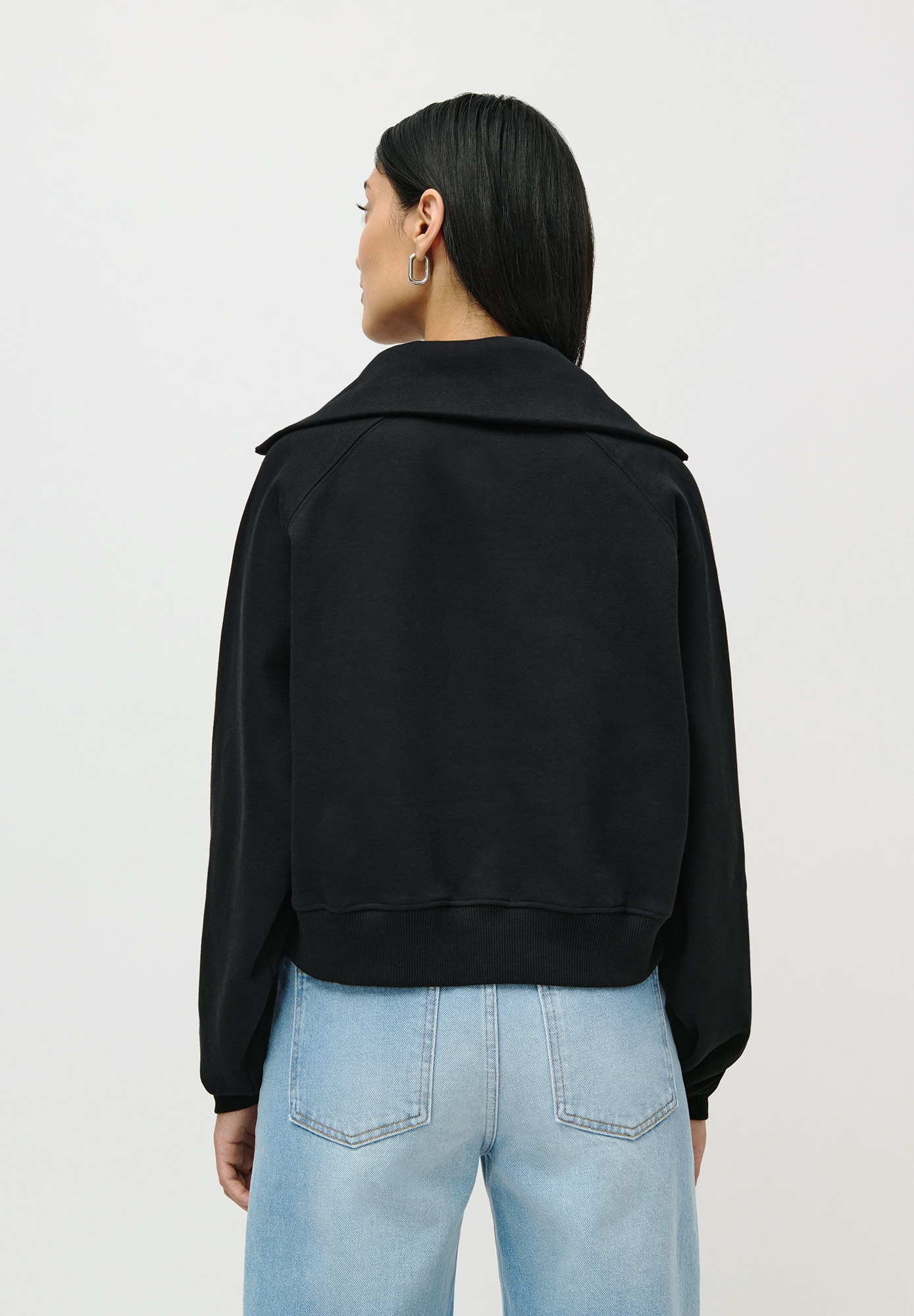 LeGer Sweatshirt »Meret, LeGer by Lena Gercke«, cropped, mit Stehkragen