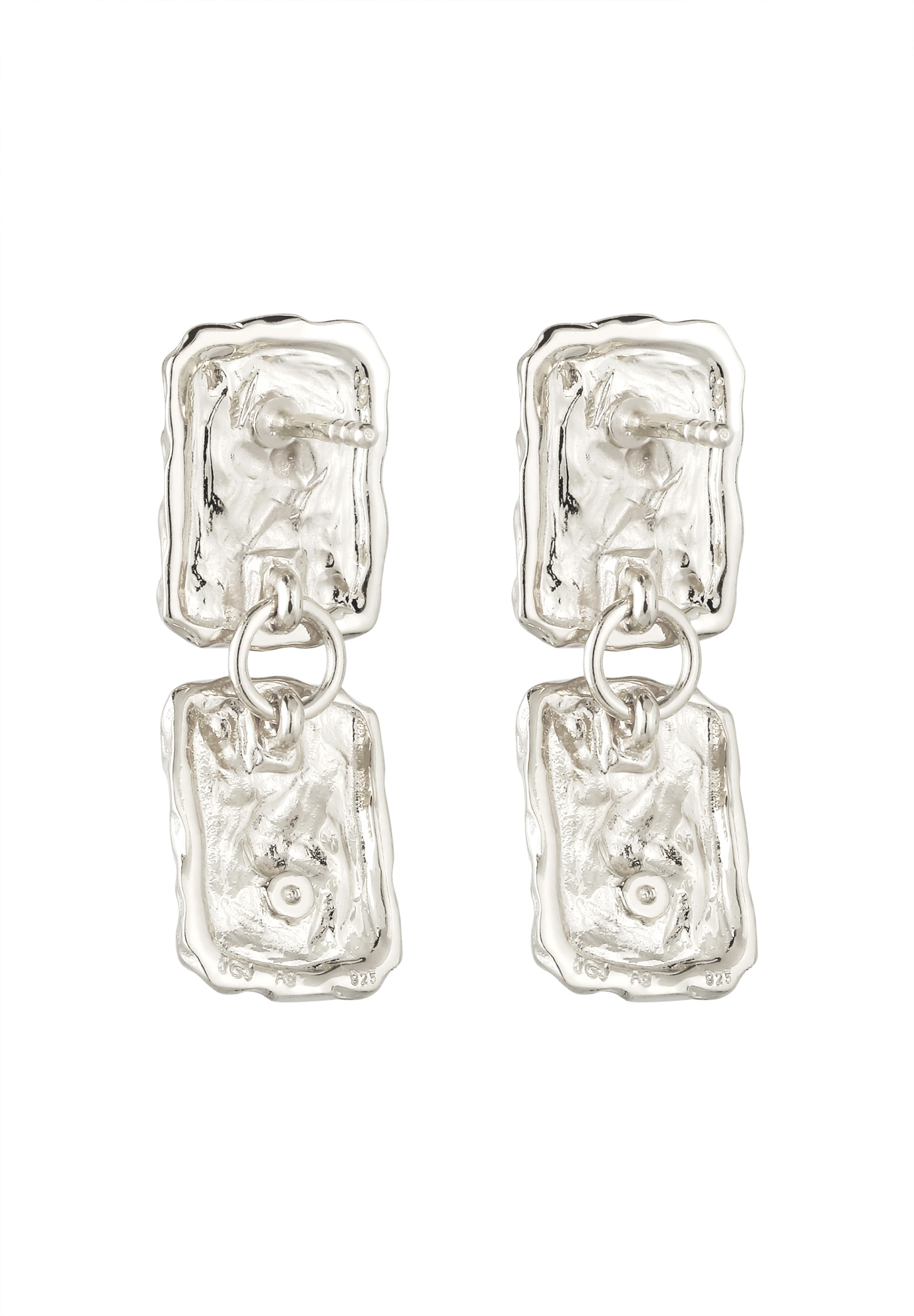 Elli Paar Ohrstecker »Ohrringe Ohrstecker Rechteck 925 Sterling Silber«