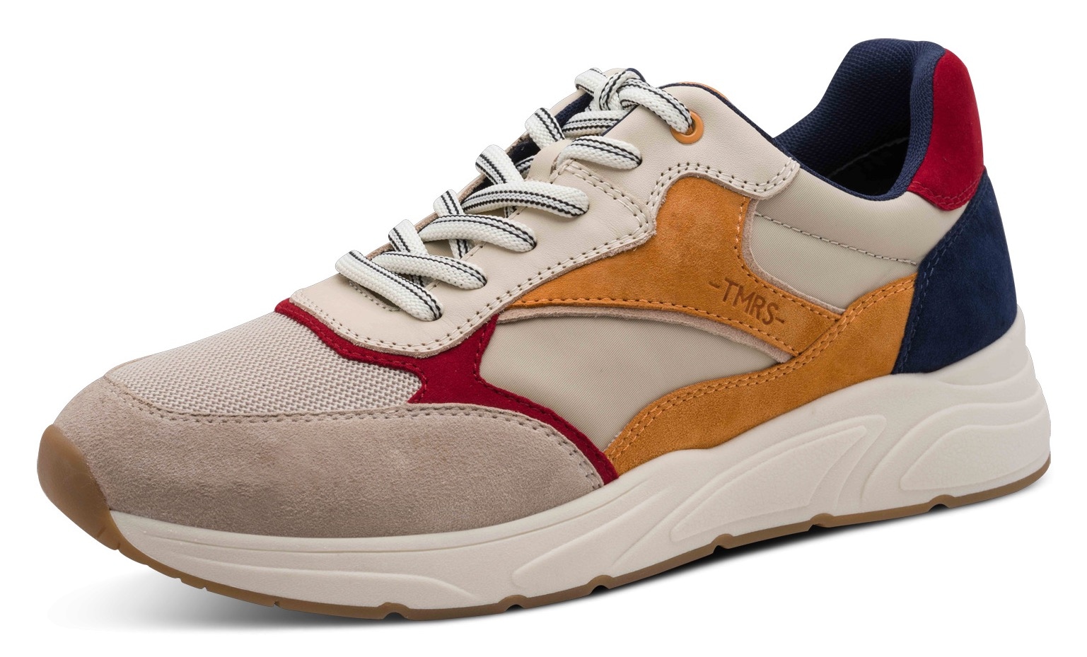 Tamaris Sneaker  Freizeitschuh, Schnürschuh mit modischen Kontrastbesätzen, für Herren